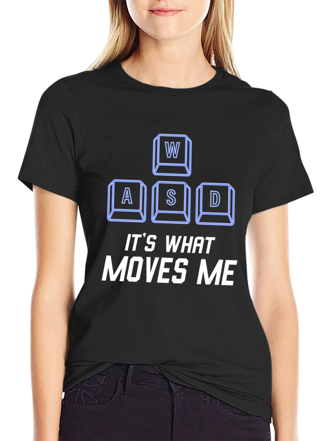 Gamer T-Shirt - WASD Moves Me Gaming Tee