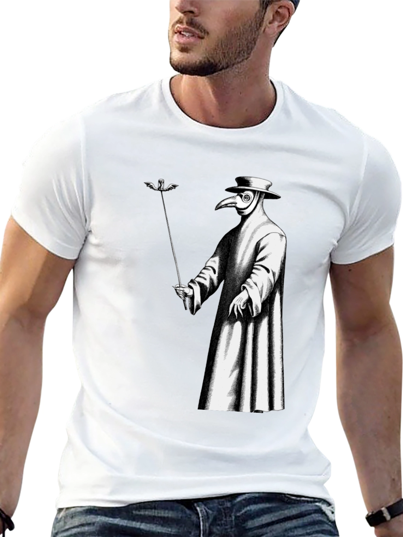 Plague Doctor Graphic Tee