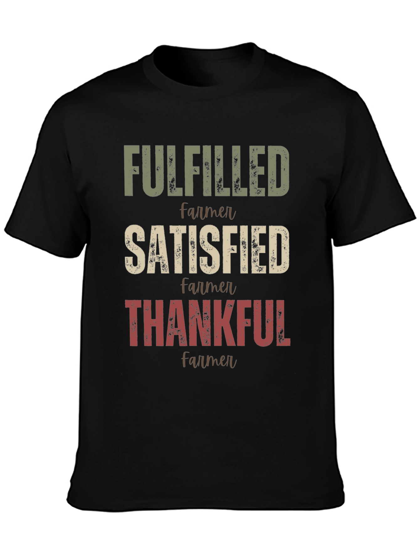 Fulfilled Farmer Graphic T-Shirt