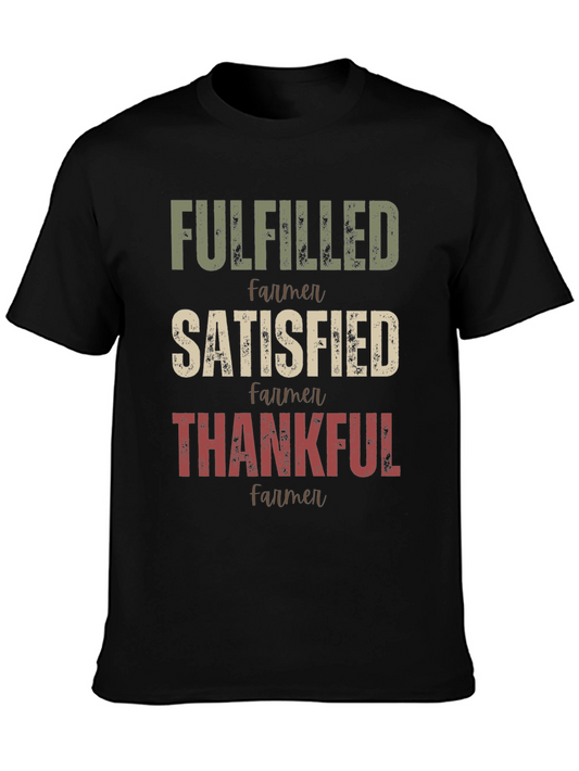Fulfilled Farmer Graphic T-Shirt