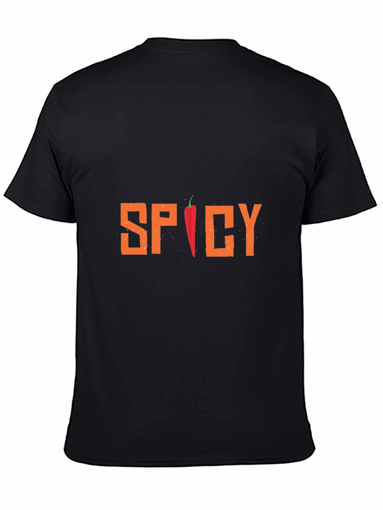 Spicy Chili Pepper Graphic Tee - Black T-Shirt