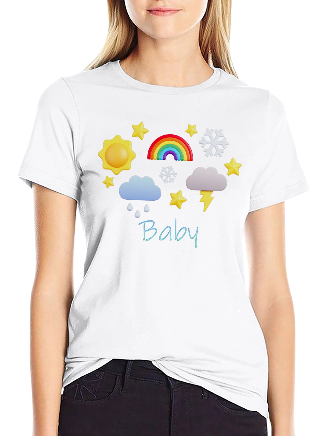 Weather Baby Print T-Shirt