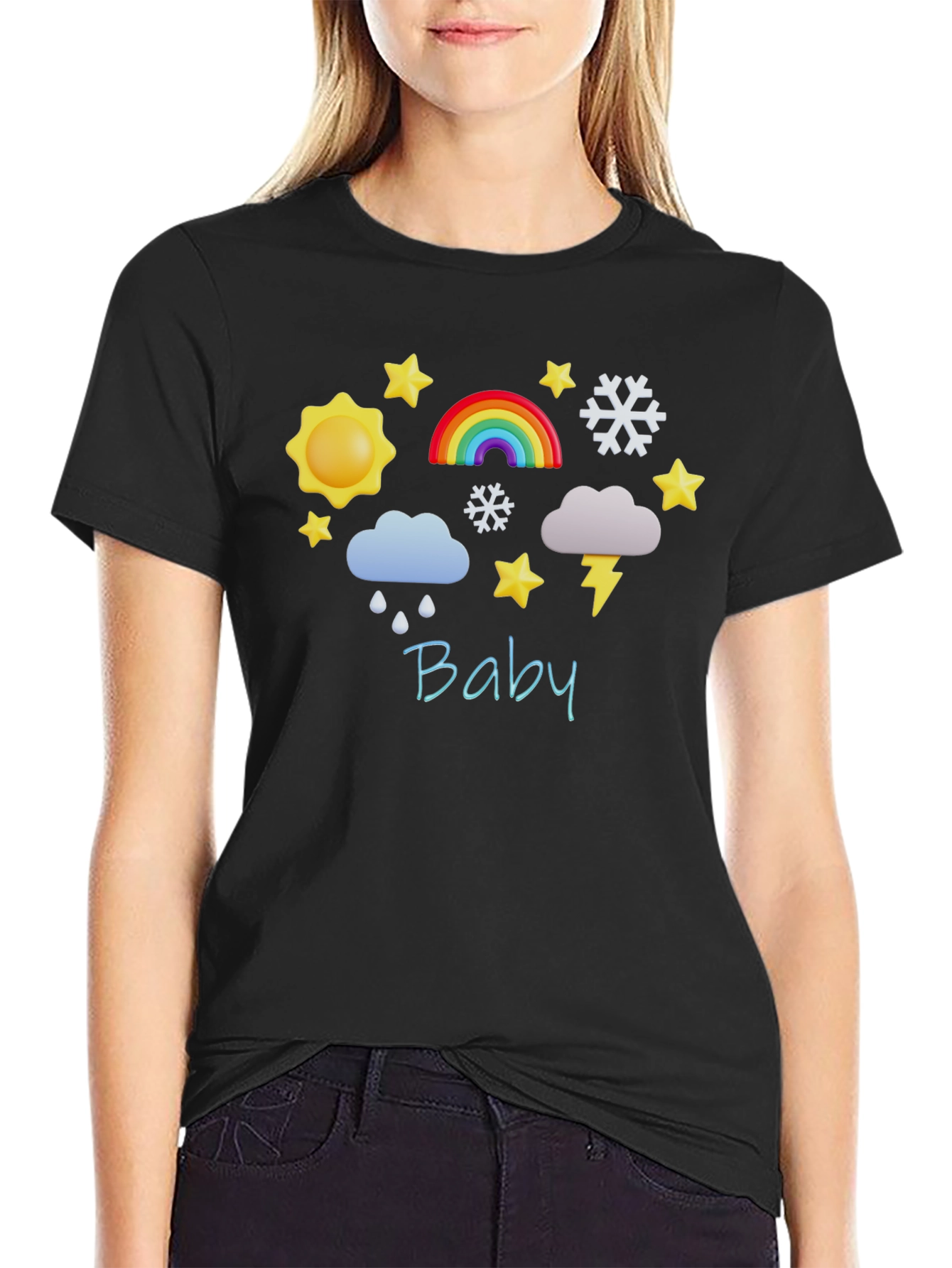 Weather Baby Print T-Shirt