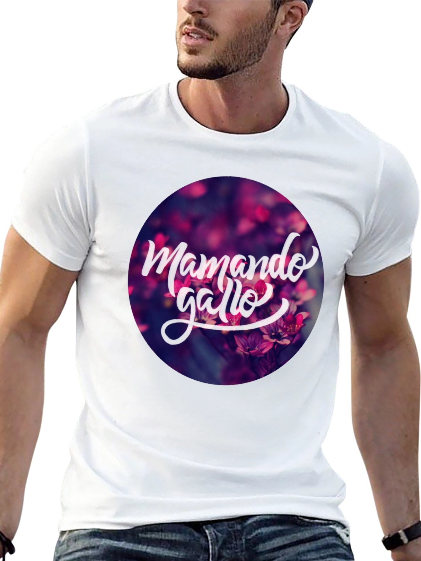 Mamando Gallo Floral T-Shirt - Soft Cotton Blend