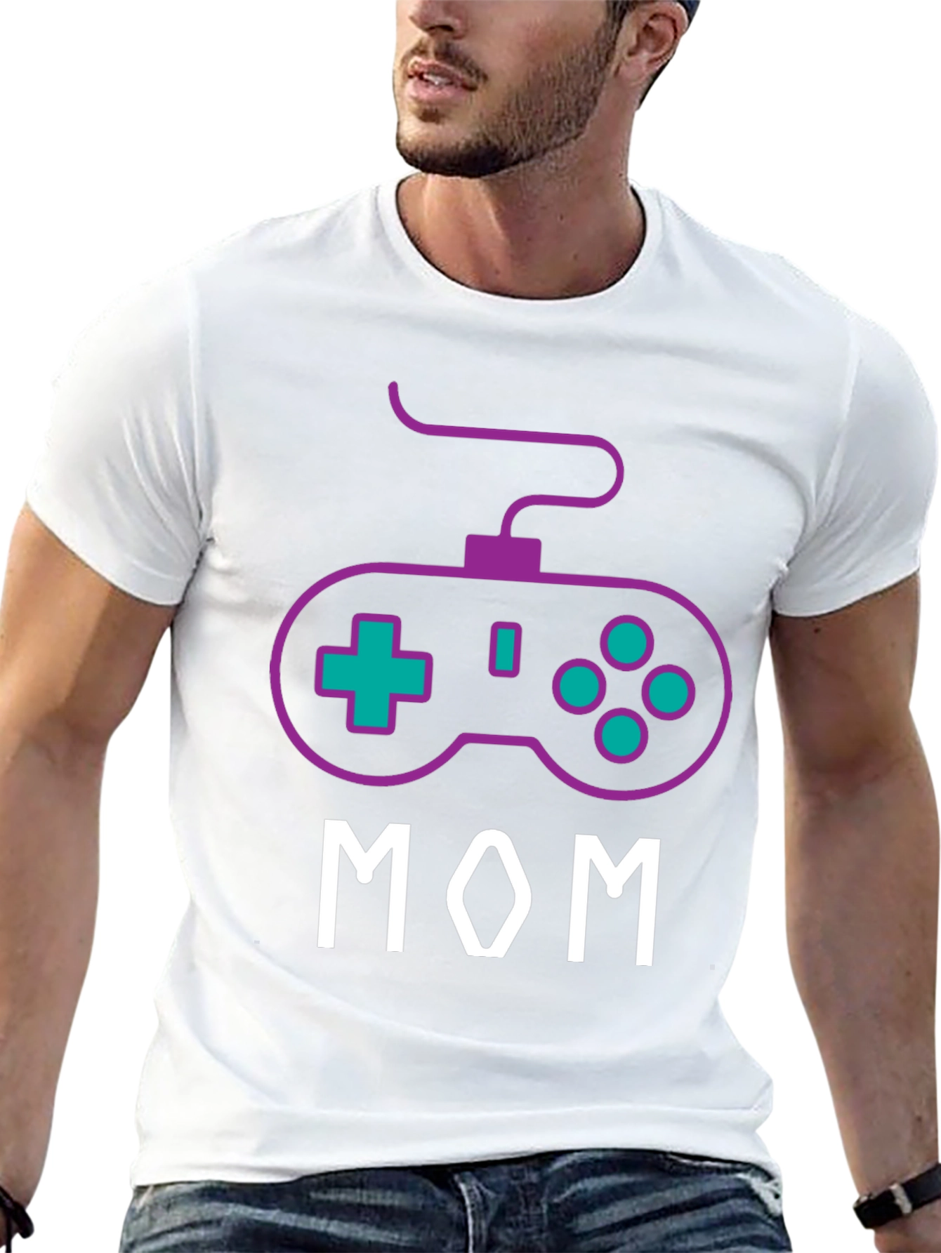 Gamer Mom T-Shirt - Cool Controller Design