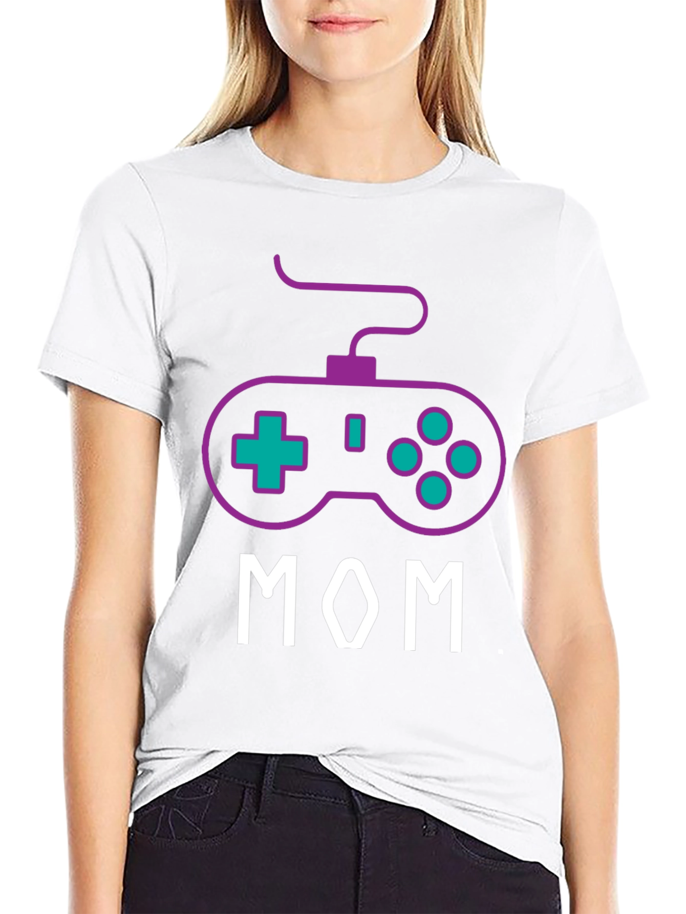 Gamer Mom T-Shirt - Cool Controller Design