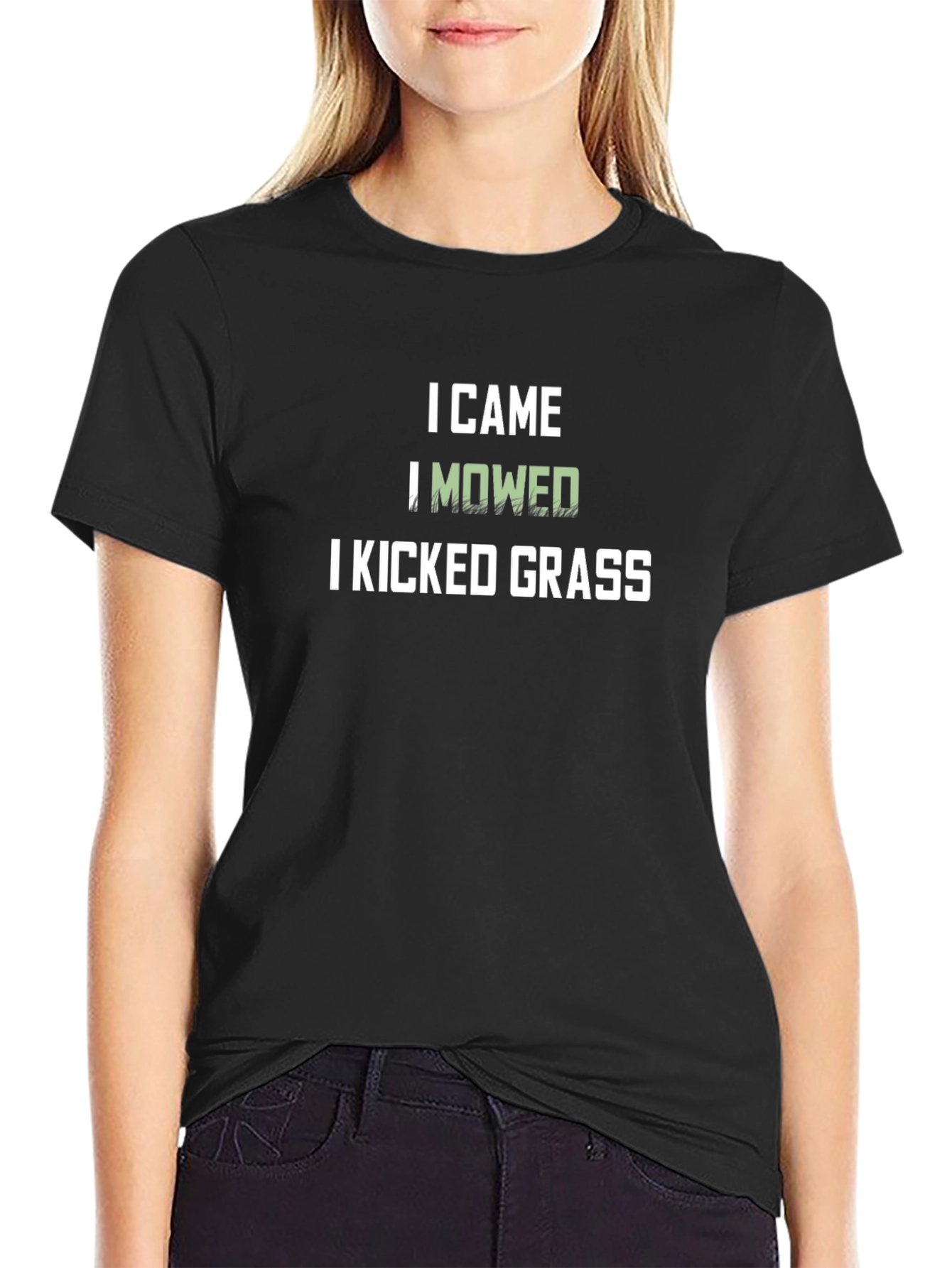 I Came I Mowed I Kicked Grass Graphic Tee