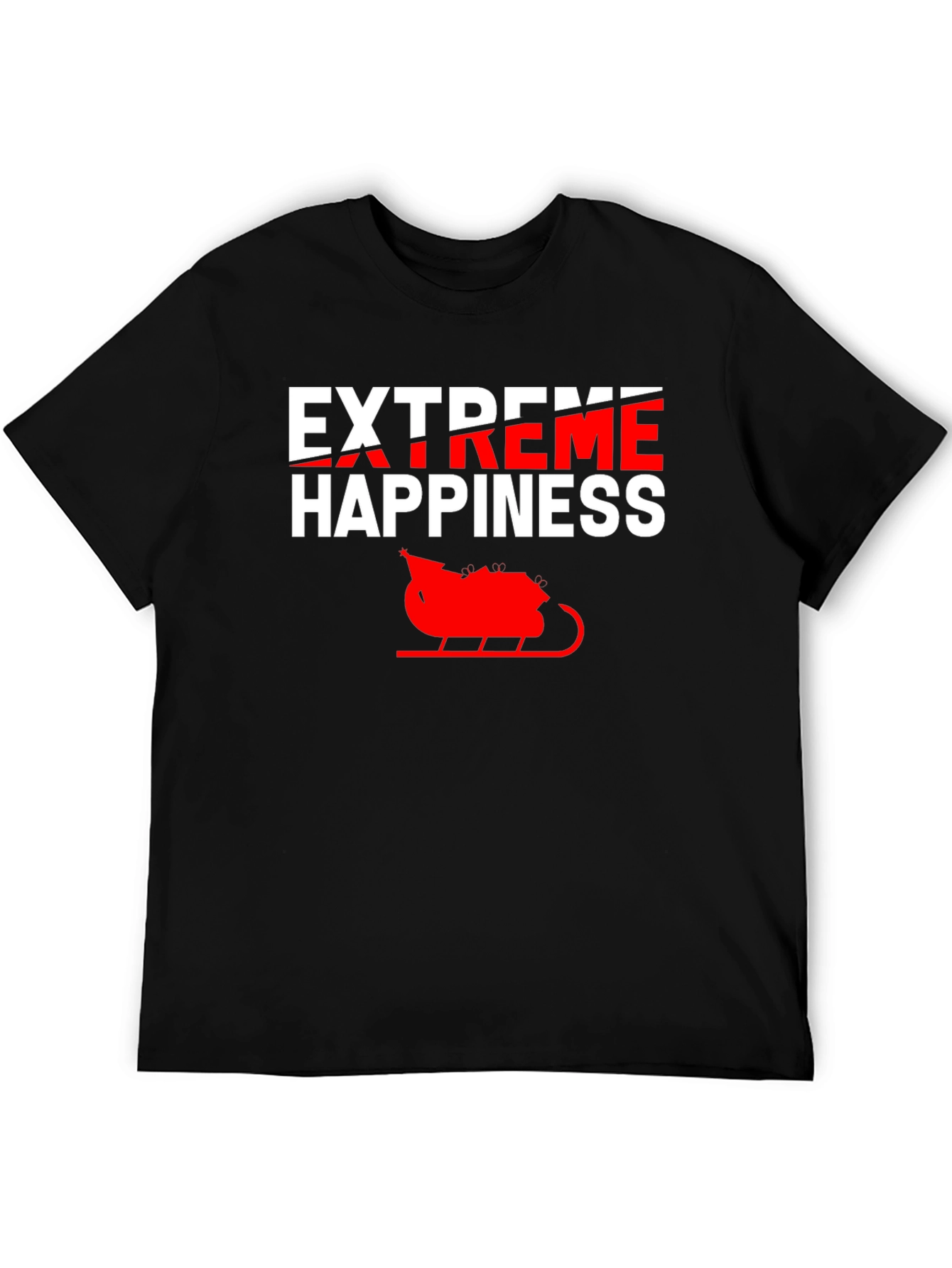Extreme Happiness Christmas Sleigh T-Shirt