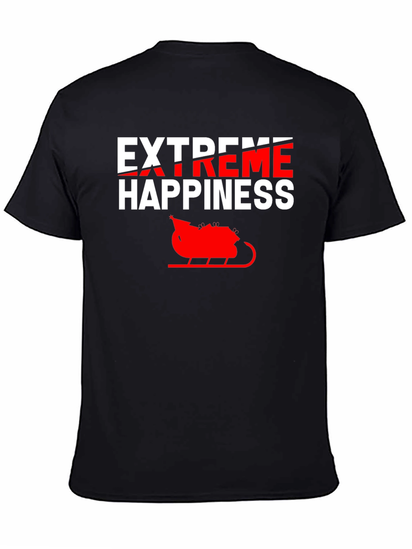 Extreme Happiness Christmas Sleigh T-Shirt