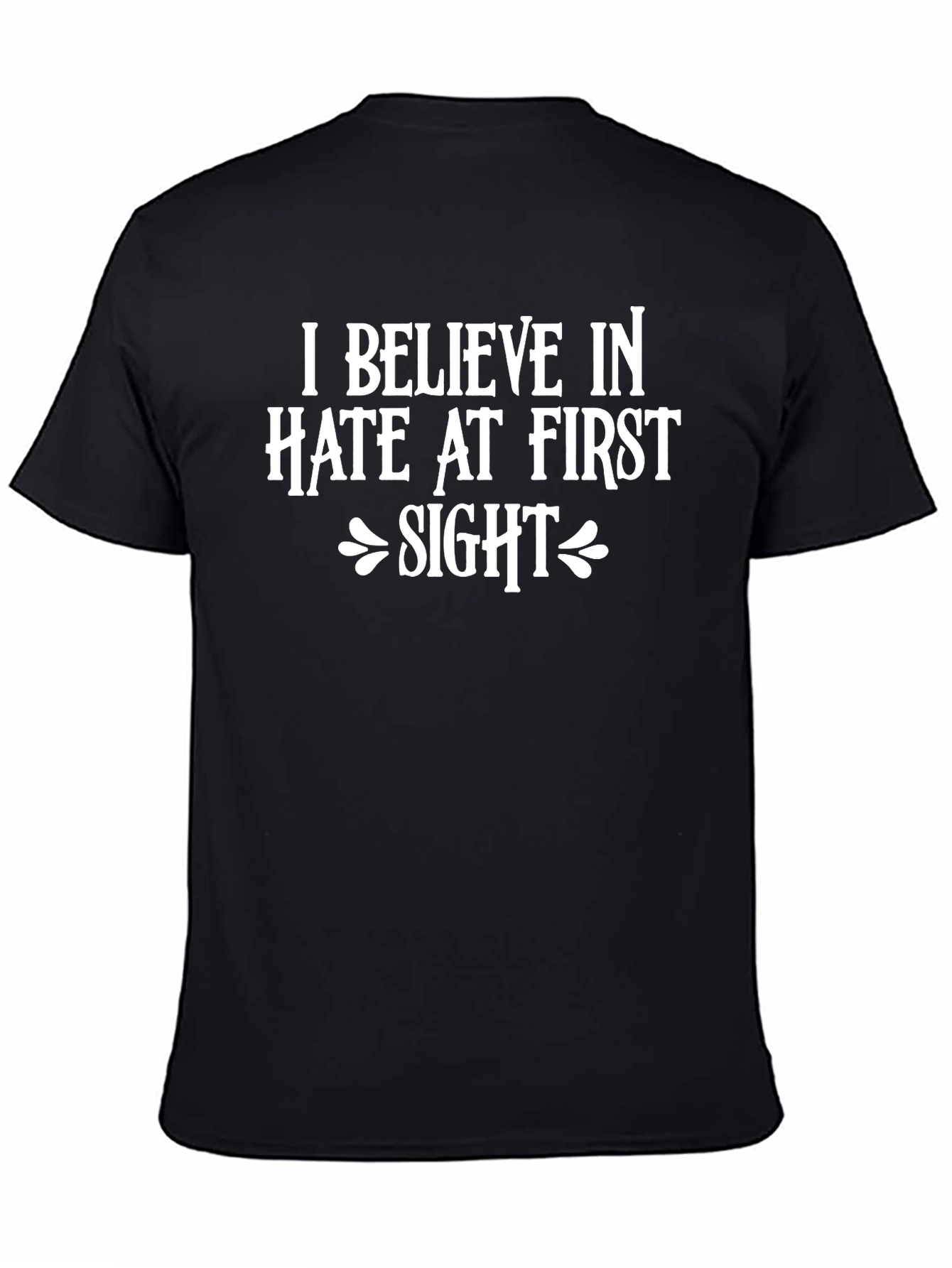 Hate at First Sight Graphic Tee - Black