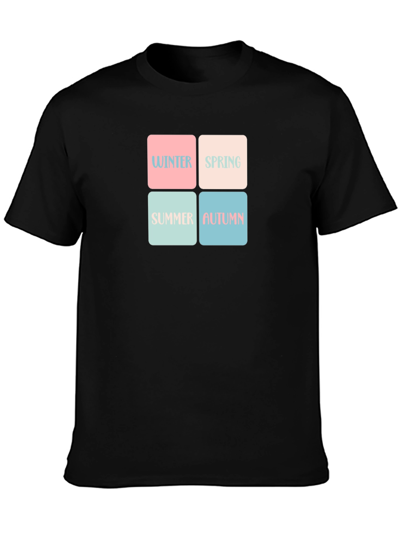 Seasons T-Shirt: Winter Spring Summer Autumn Design