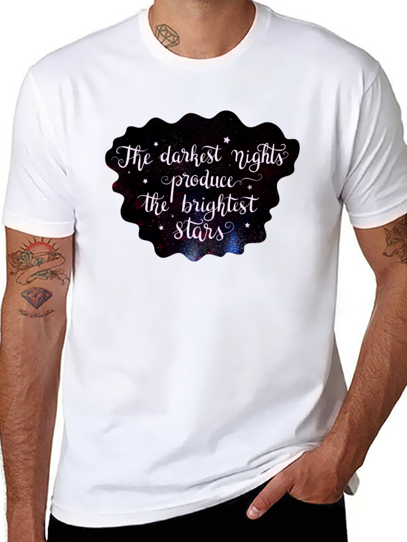 The Darkest Nights Stars Graphic Tee