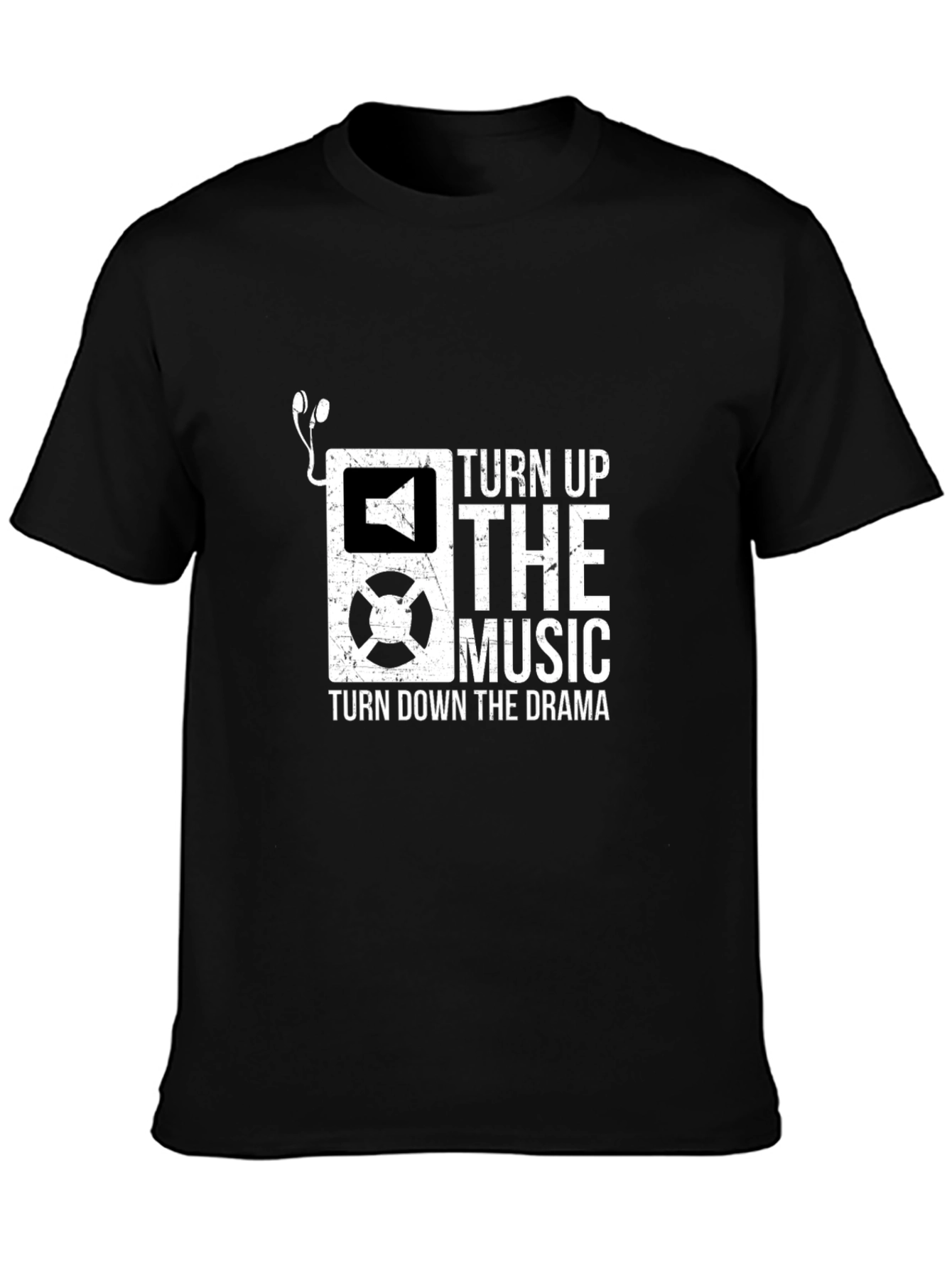 Turn Up The Music Graphic T-Shirt