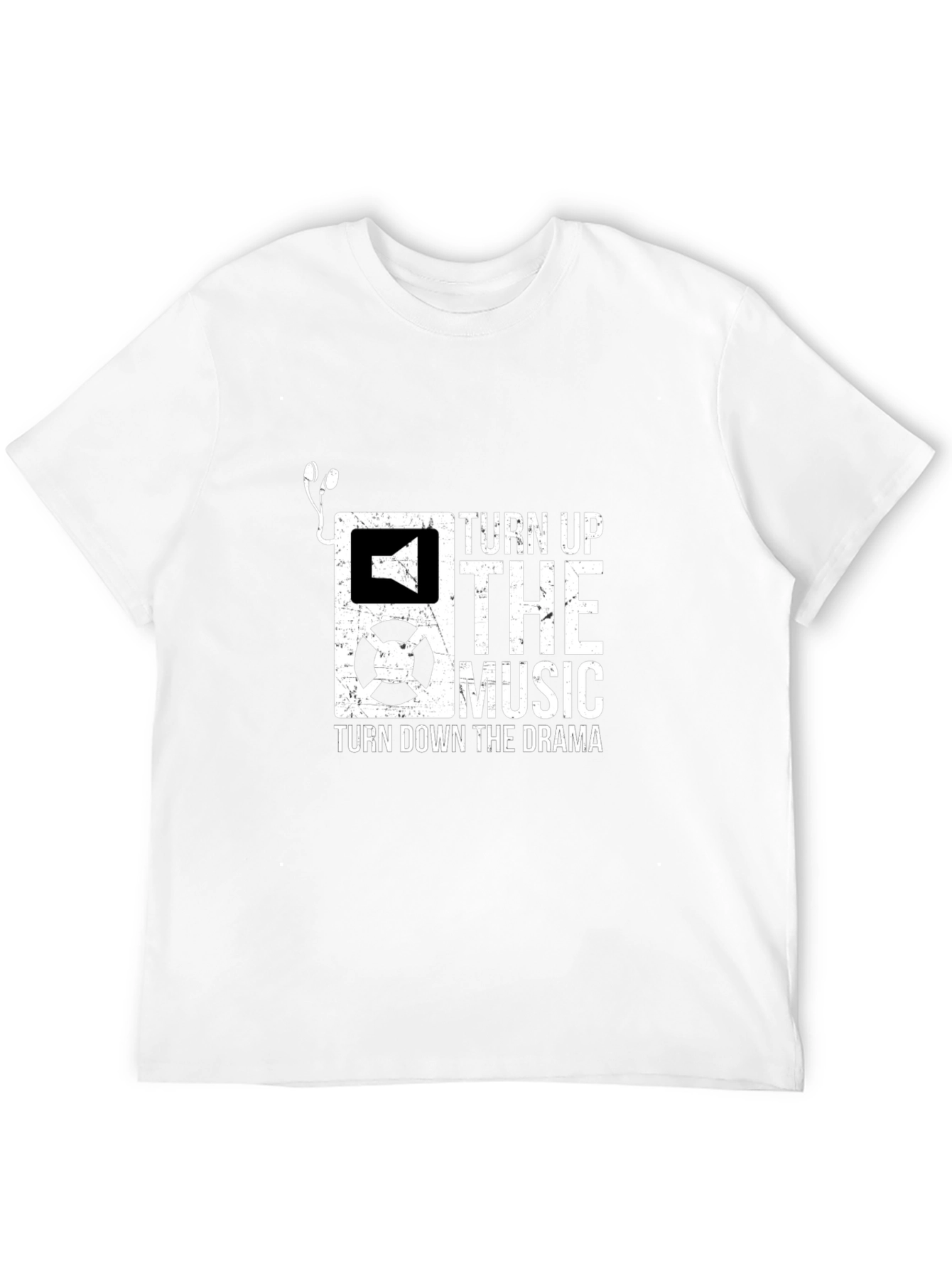 Turn Up The Music Graphic T-Shirt