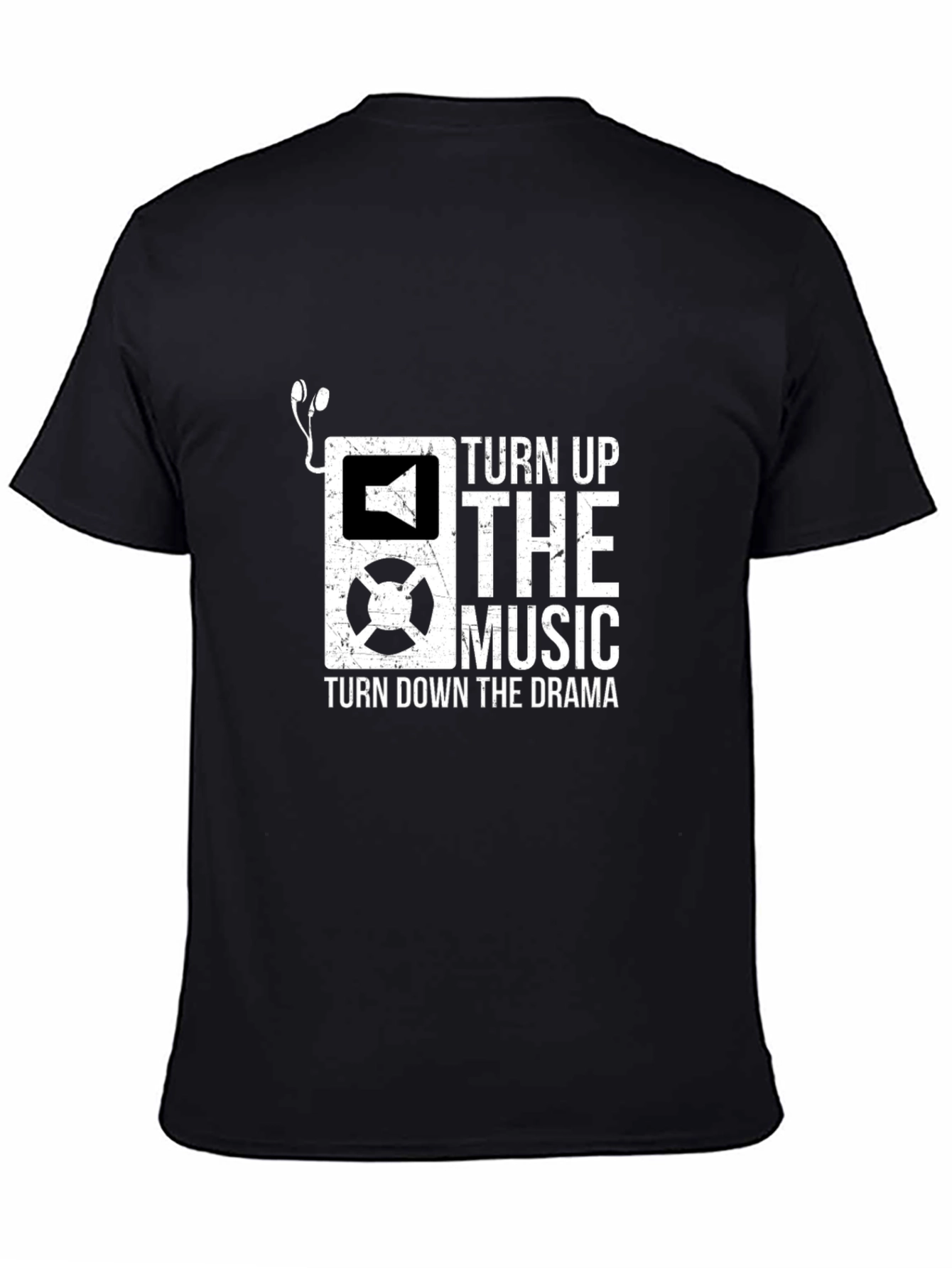 Turn Up The Music Graphic T-Shirt