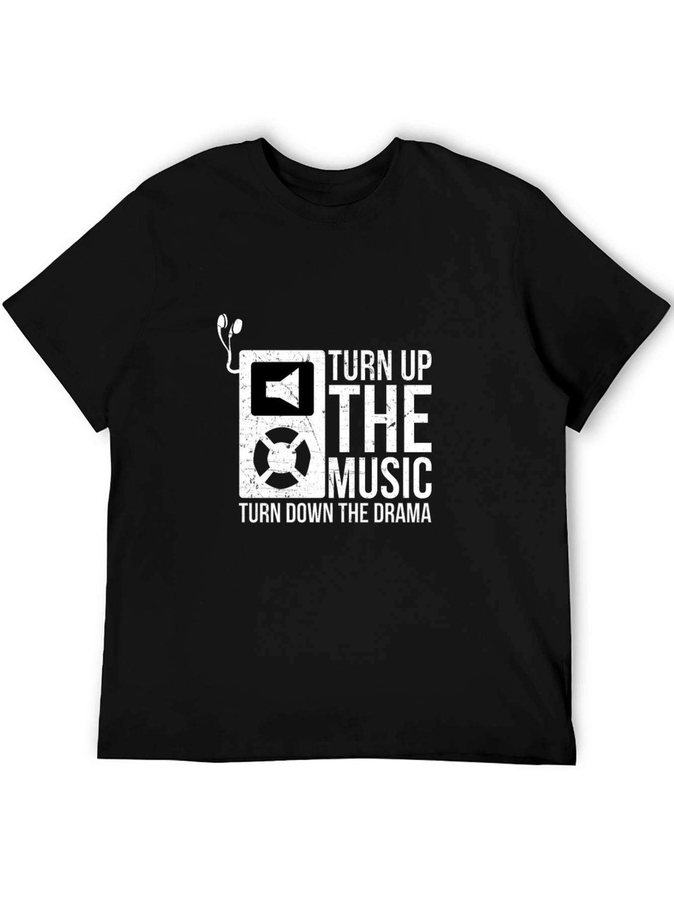 Turn Up The Music Graphic T-Shirt
