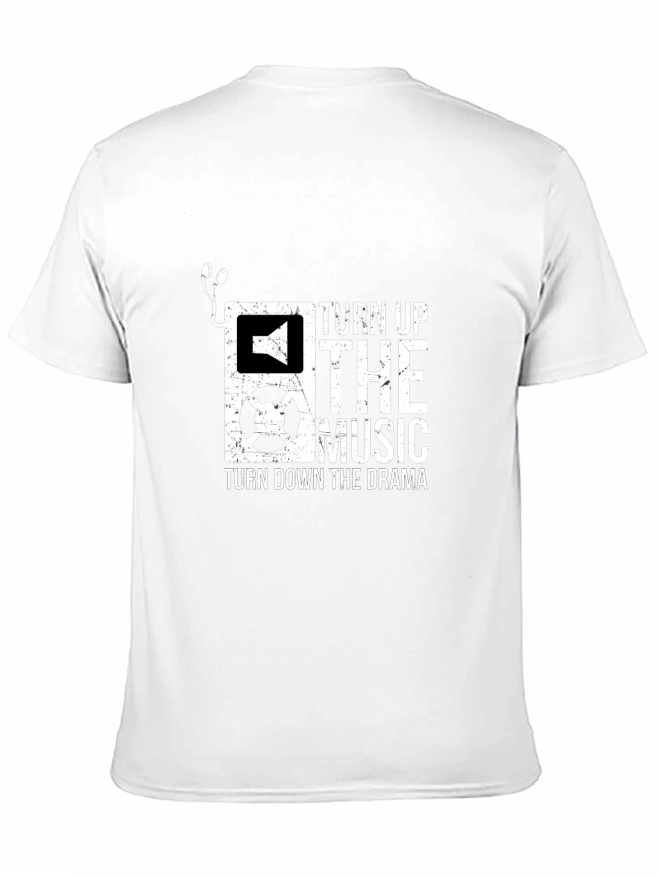 Turn Up The Music Graphic T-Shirt