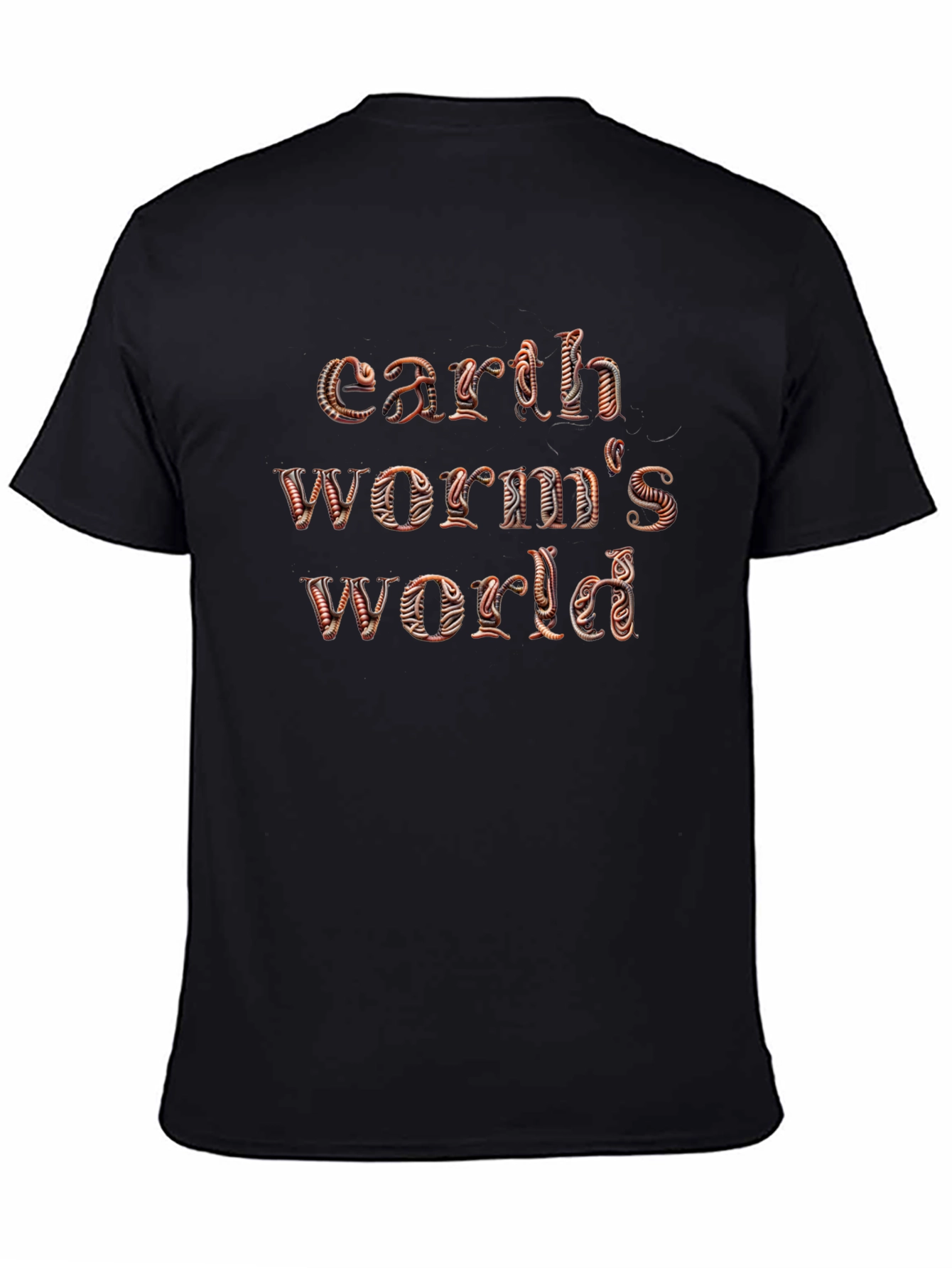 Earthworms World Graphic Tee - Black