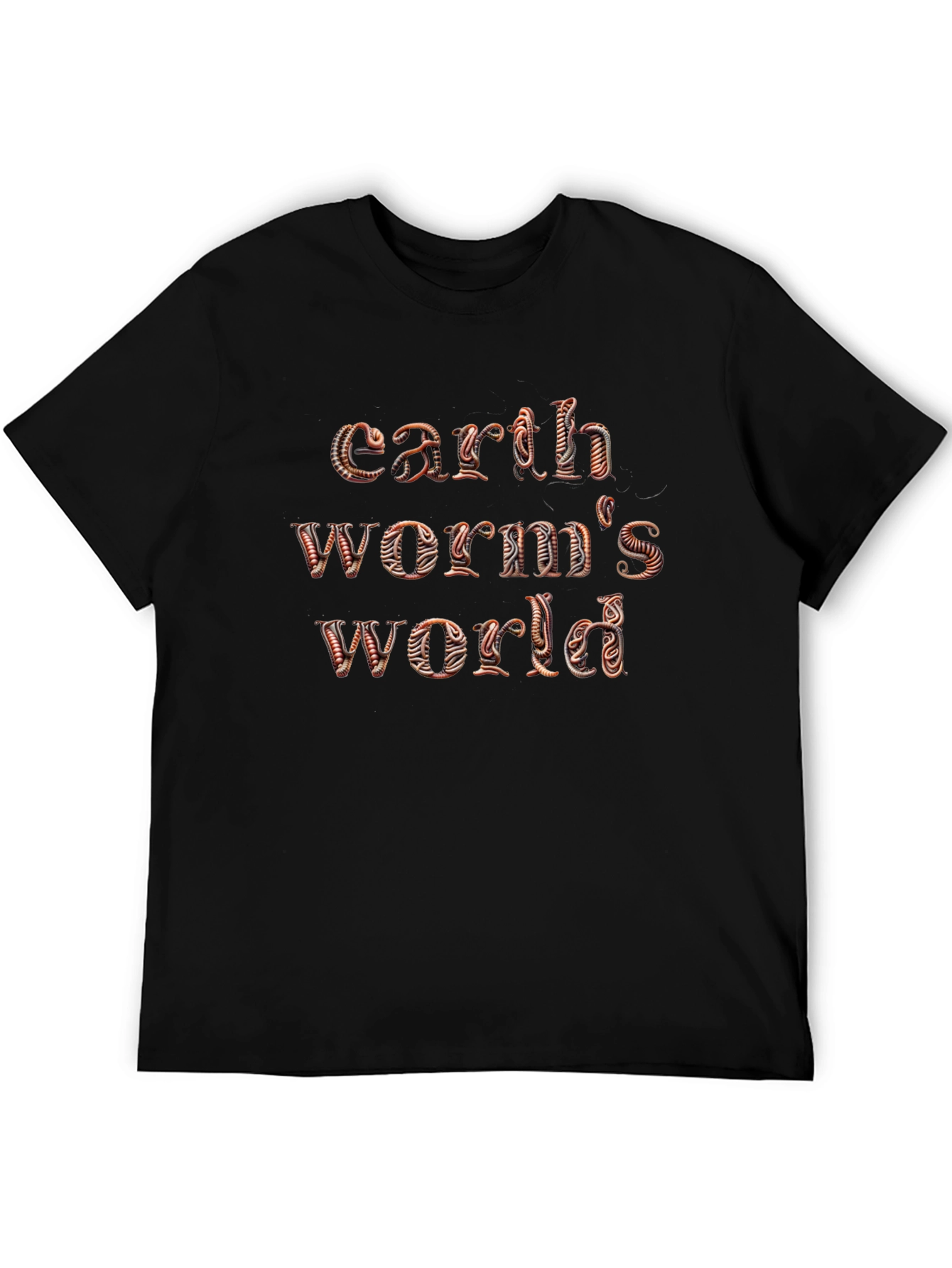 Earthworms World Graphic Tee - Black