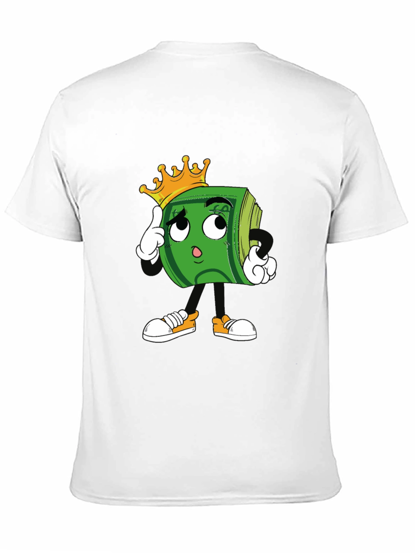 Cartoon Money Graphic T-Shirt