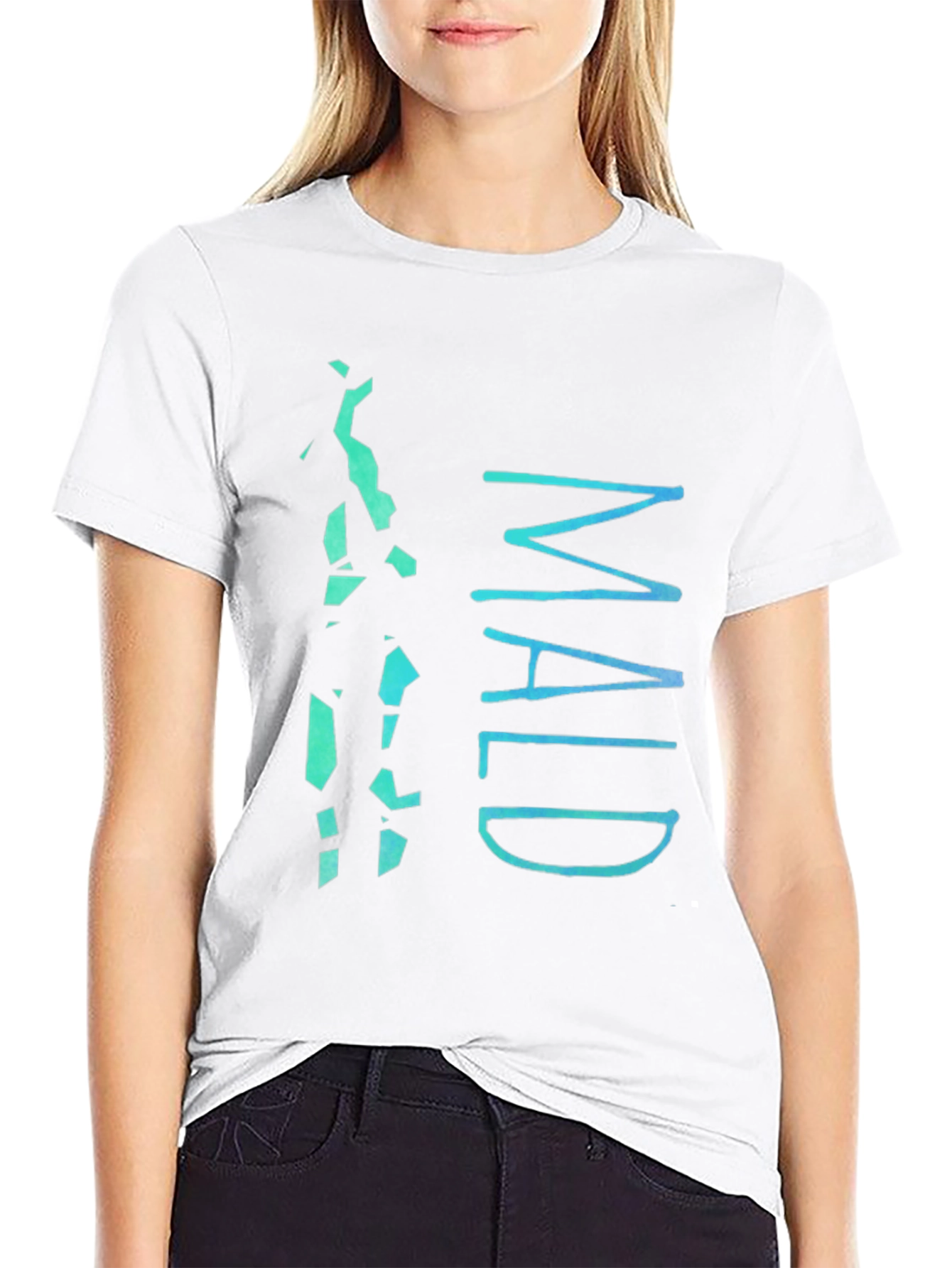 Maldives Graphic Tee - Mens Black Cotton T-Shirt