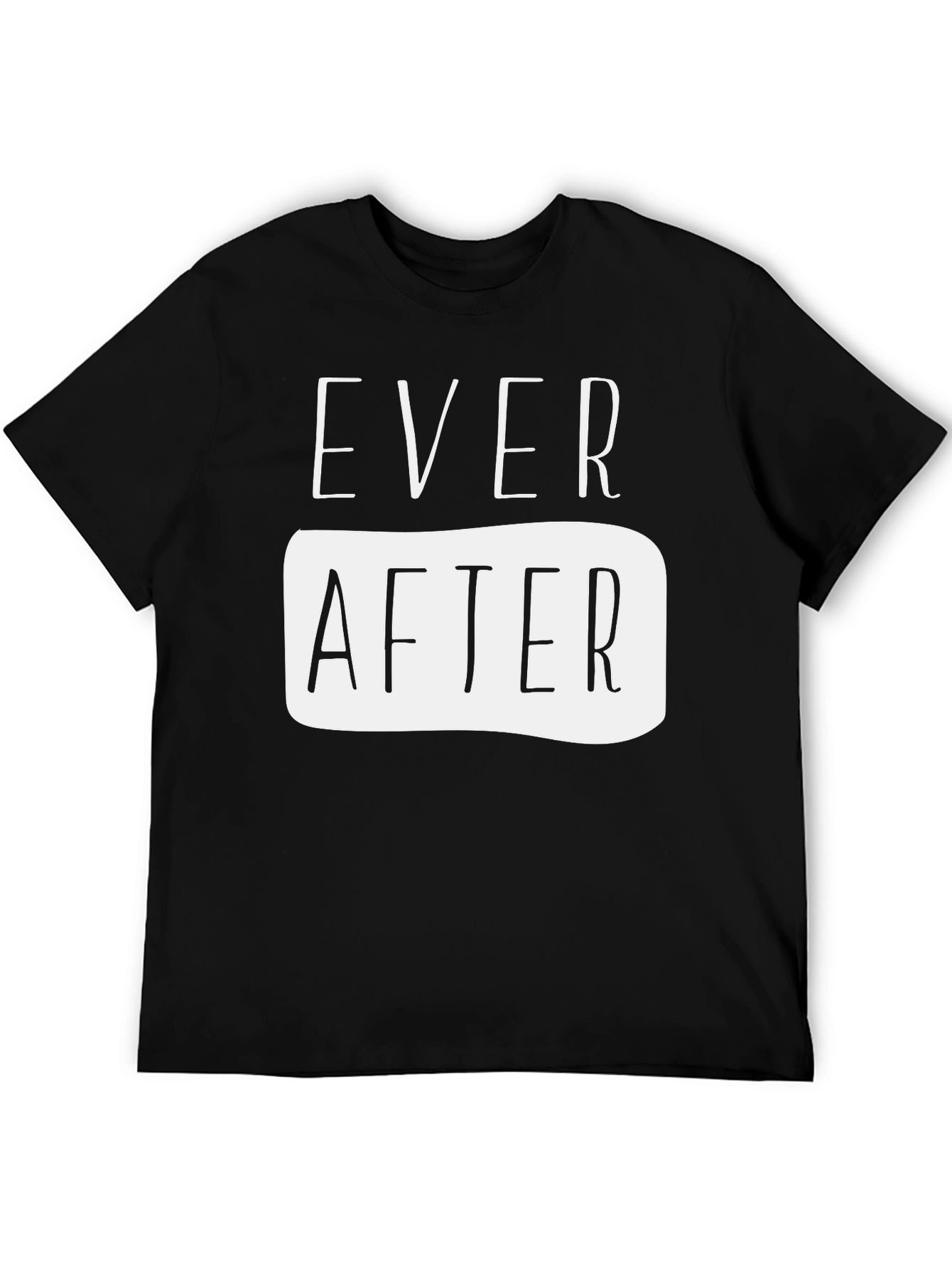 Ever After Graphic Tee - Black Cotton Casual Shirt