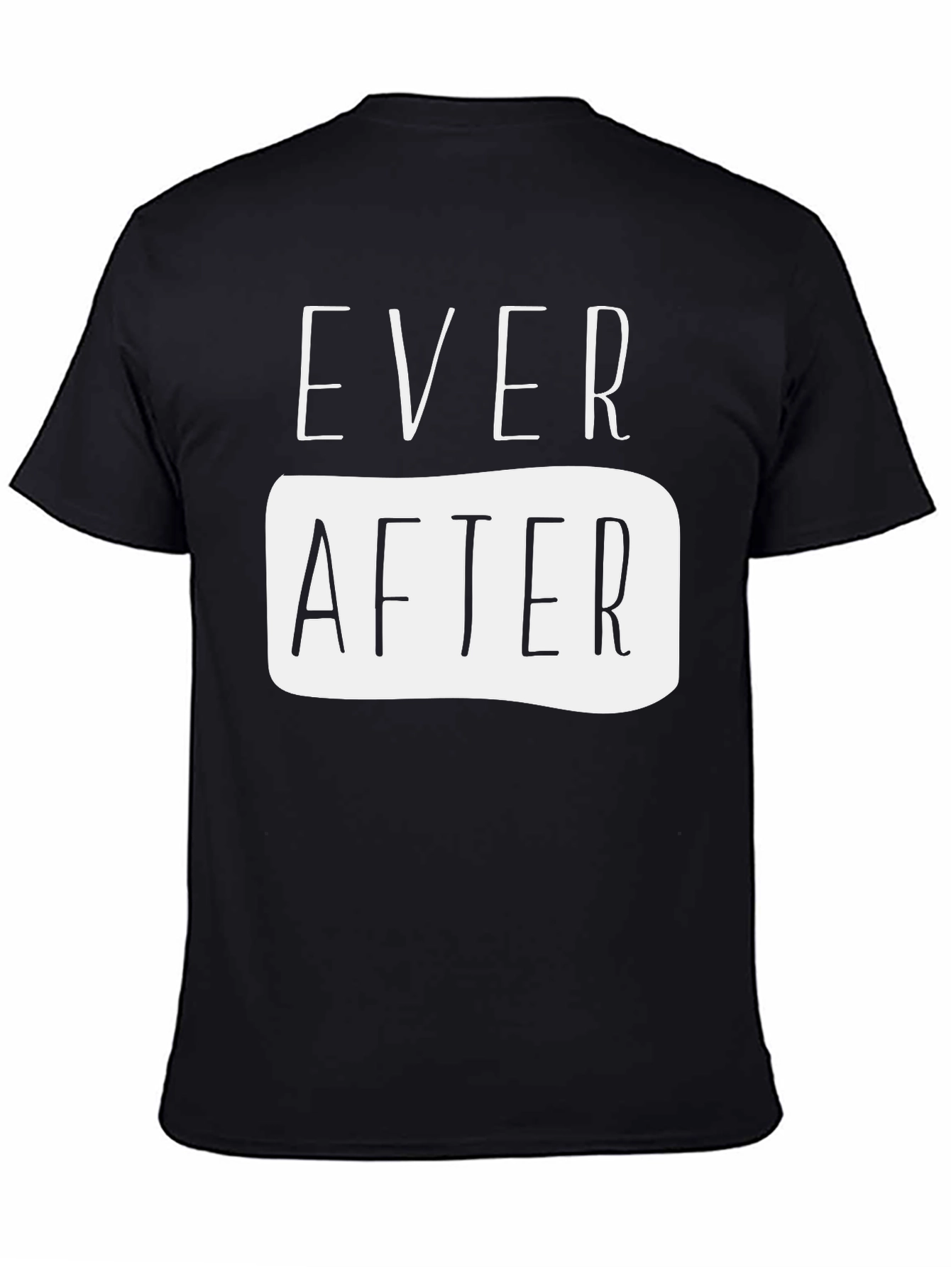 Ever After Graphic Tee - Black Cotton Casual Shirt