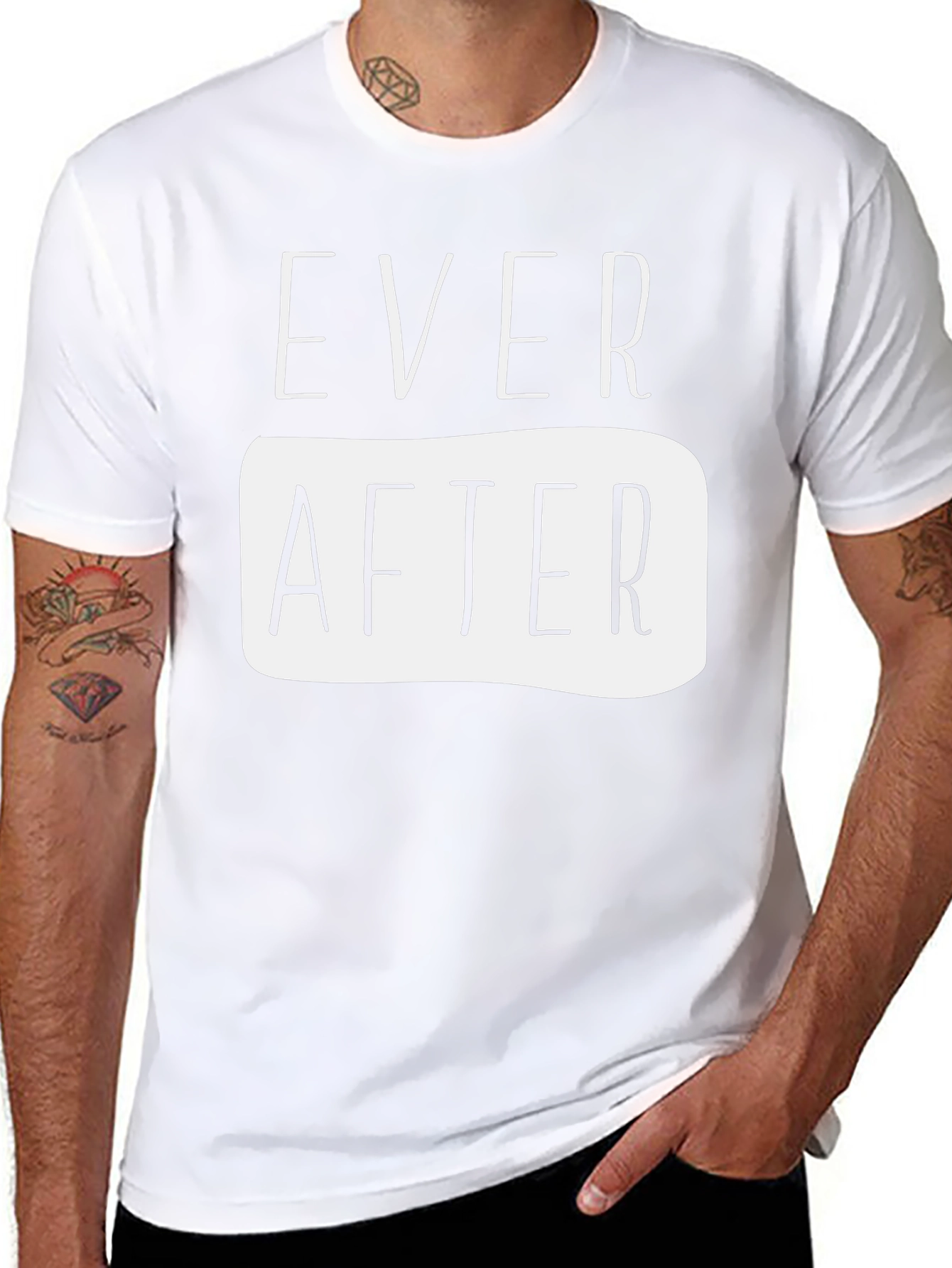 Ever After Graphic Tee - Black Cotton Casual Shirt