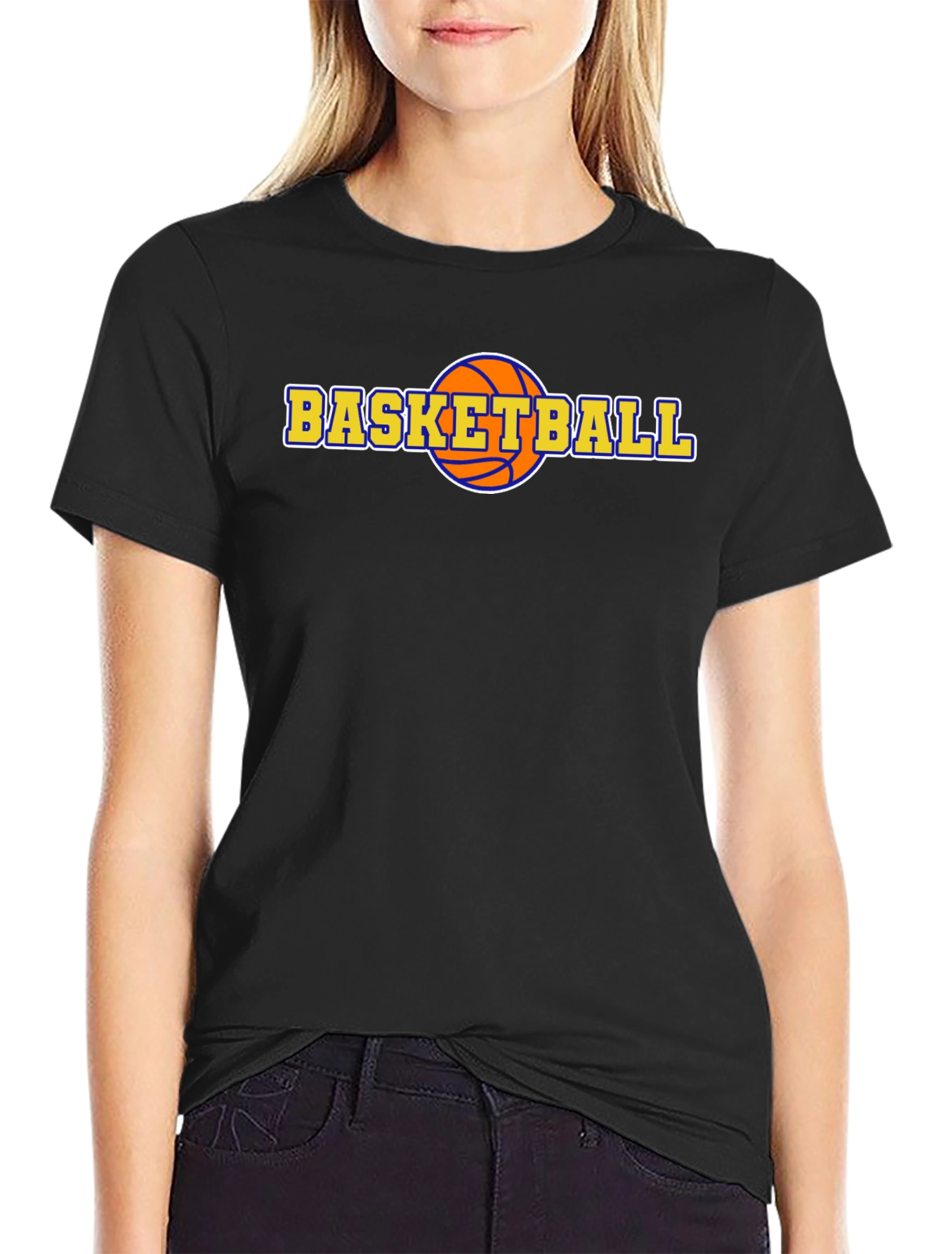 Basketball Graphic Tee - Black