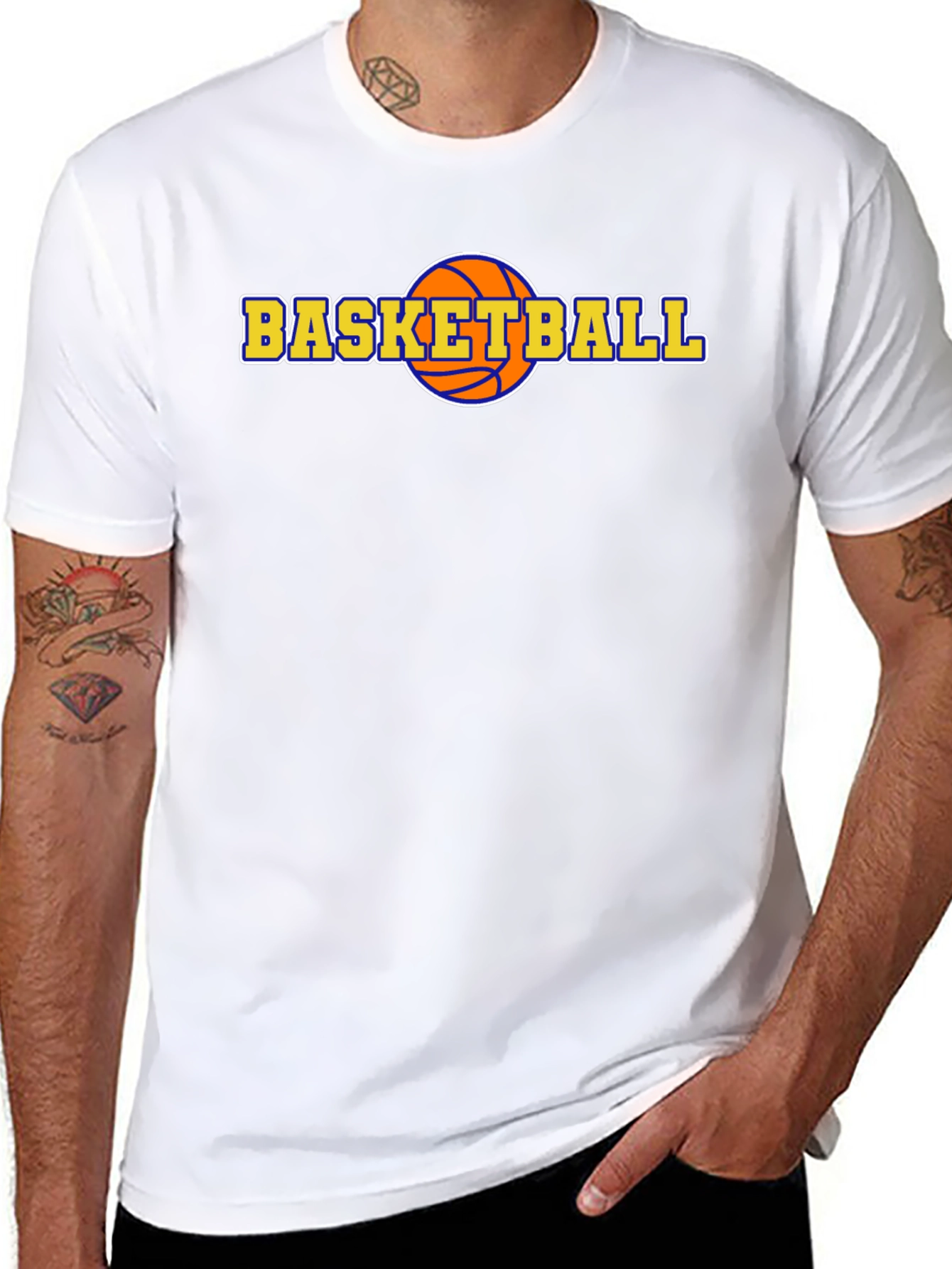 Basketball Graphic Tee - Black