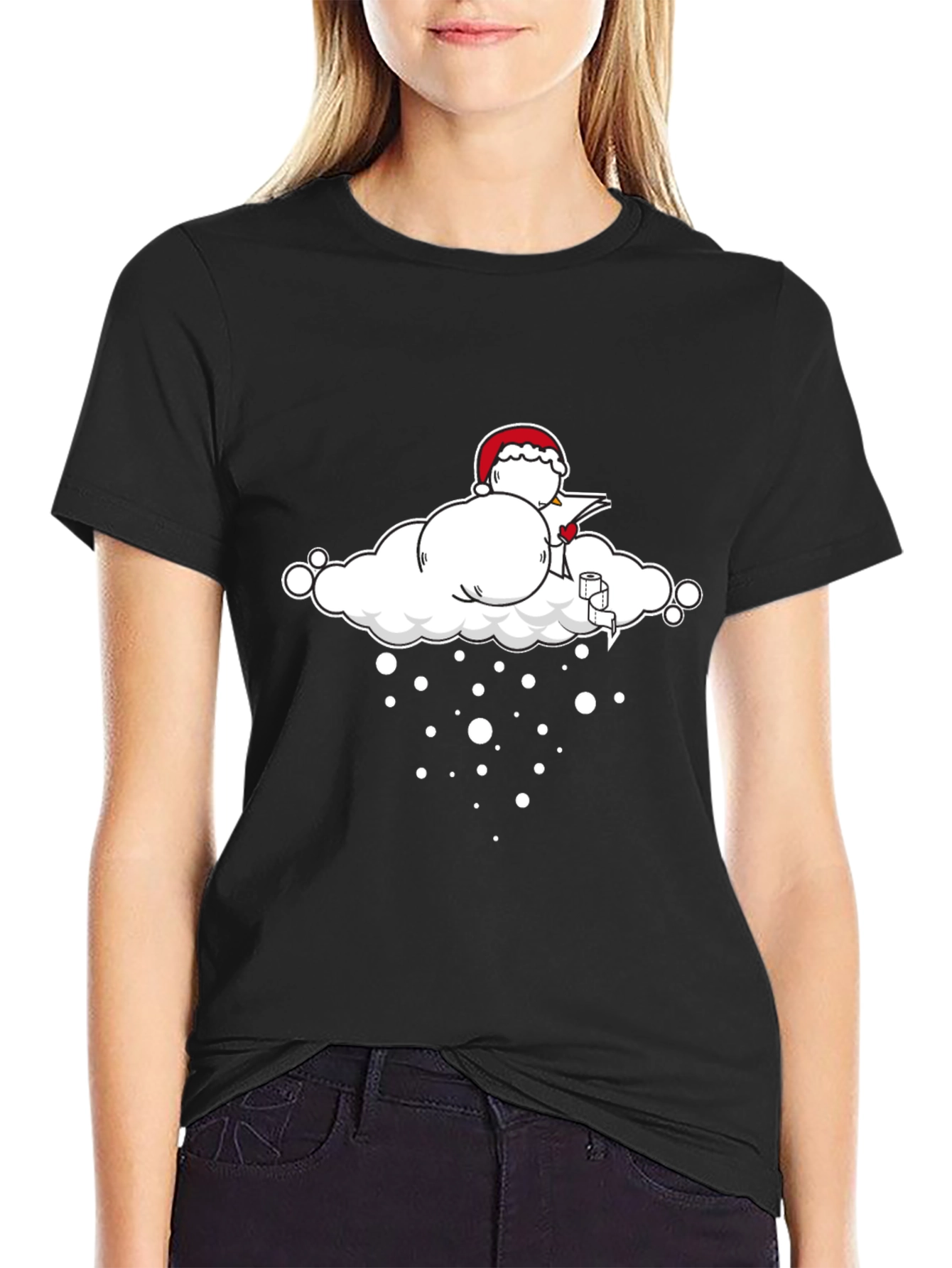 Santa Cloud T-Shirt - Holiday Humor
