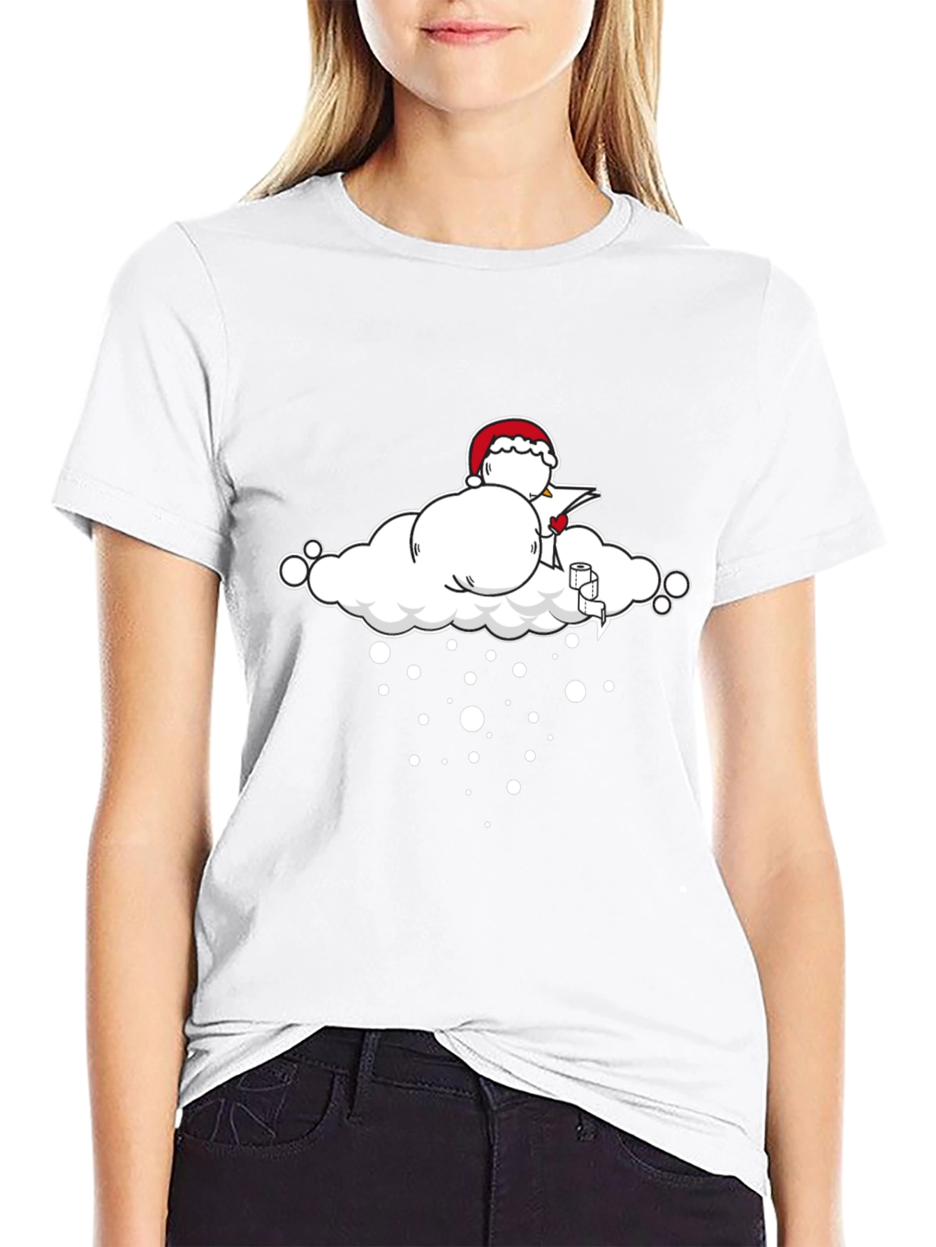 Santa Cloud T-Shirt - Holiday Humor