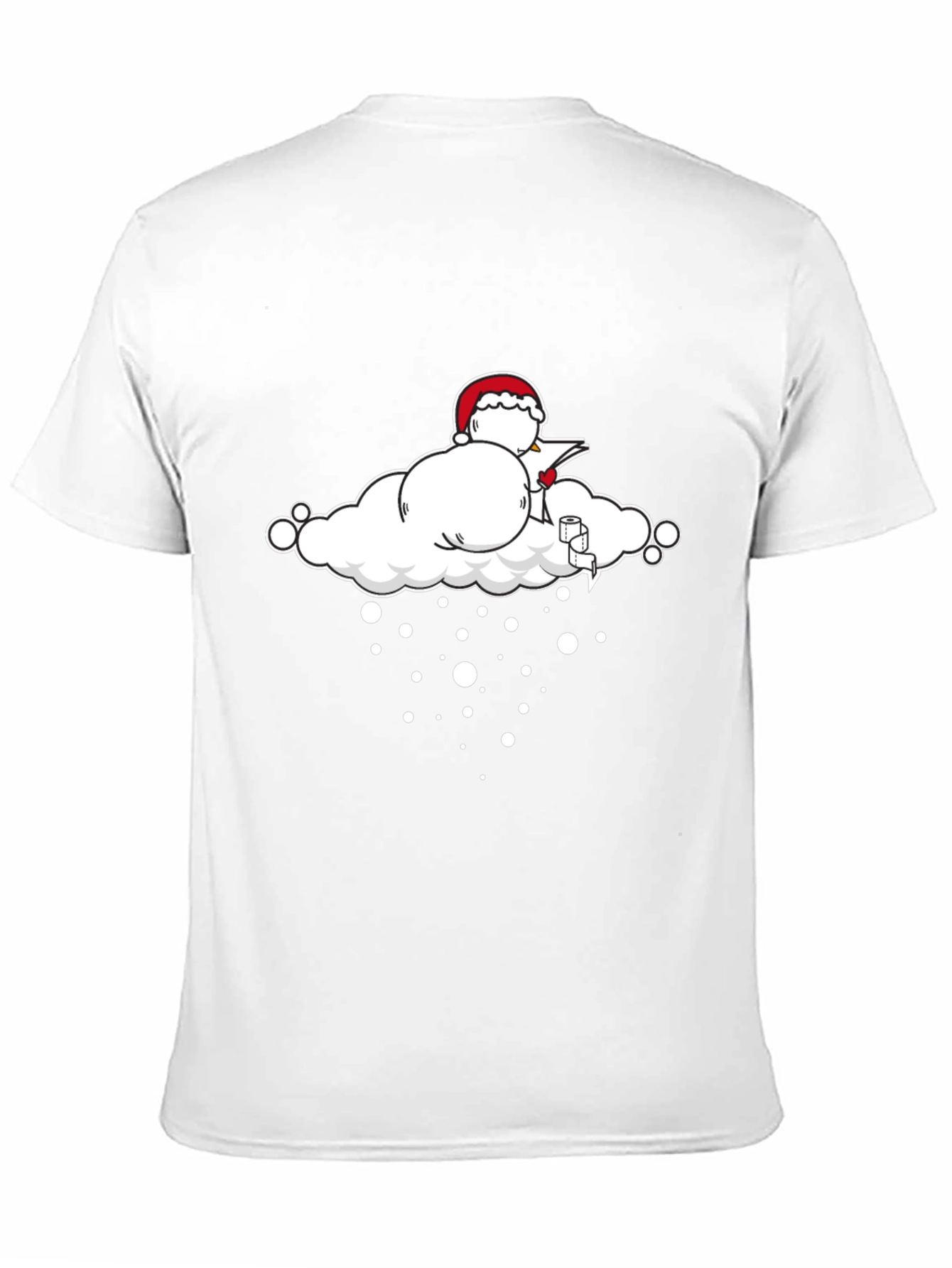 Santa Cloud T-Shirt - Holiday Humor
