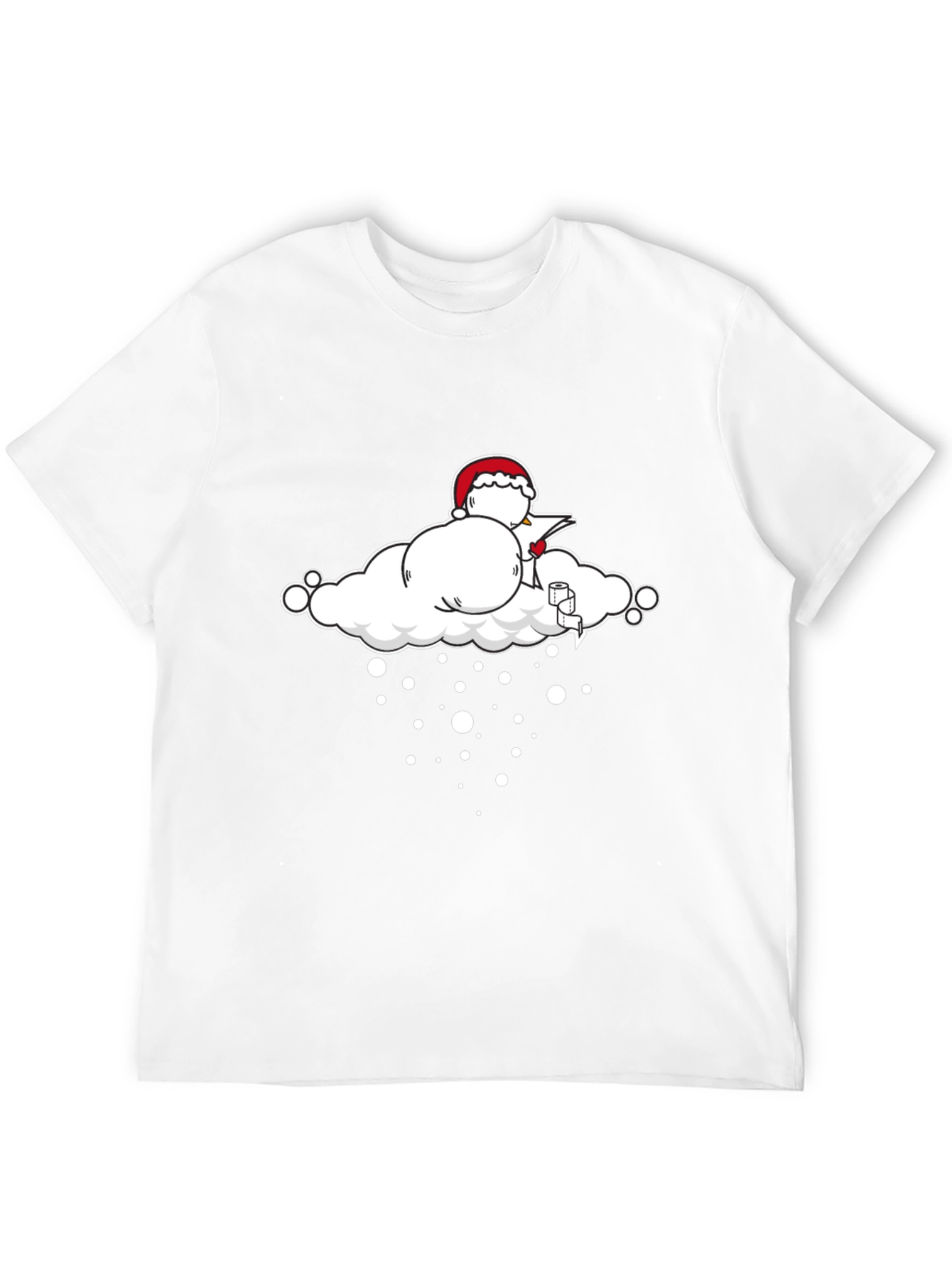 Santa Cloud T-Shirt - Holiday Humor