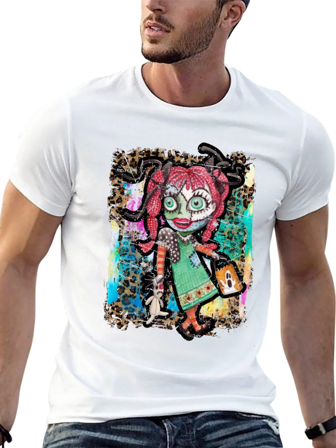 Creepy Cute Doll Graphic T-Shirt