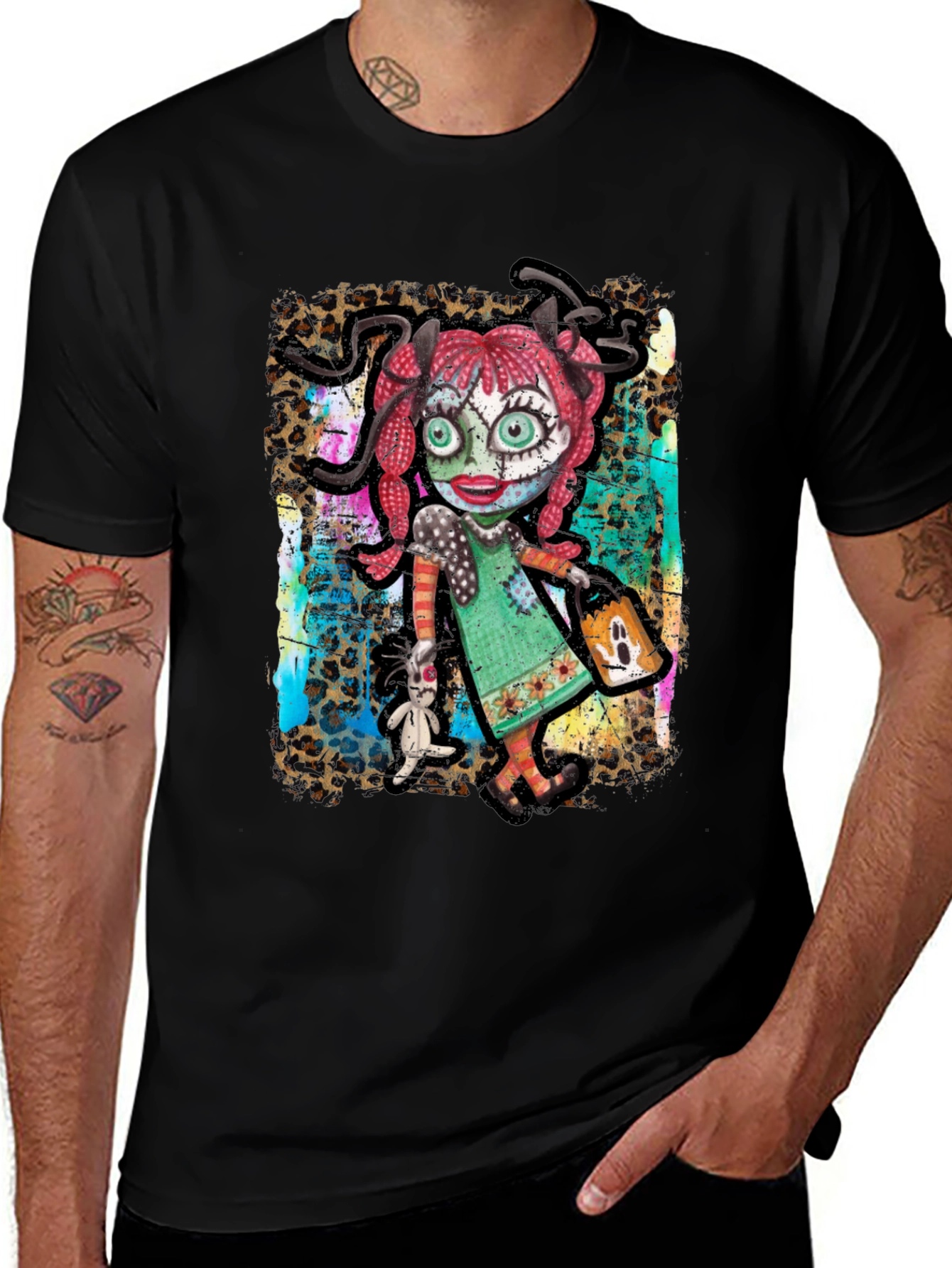 Creepy Cute Doll Graphic T-Shirt