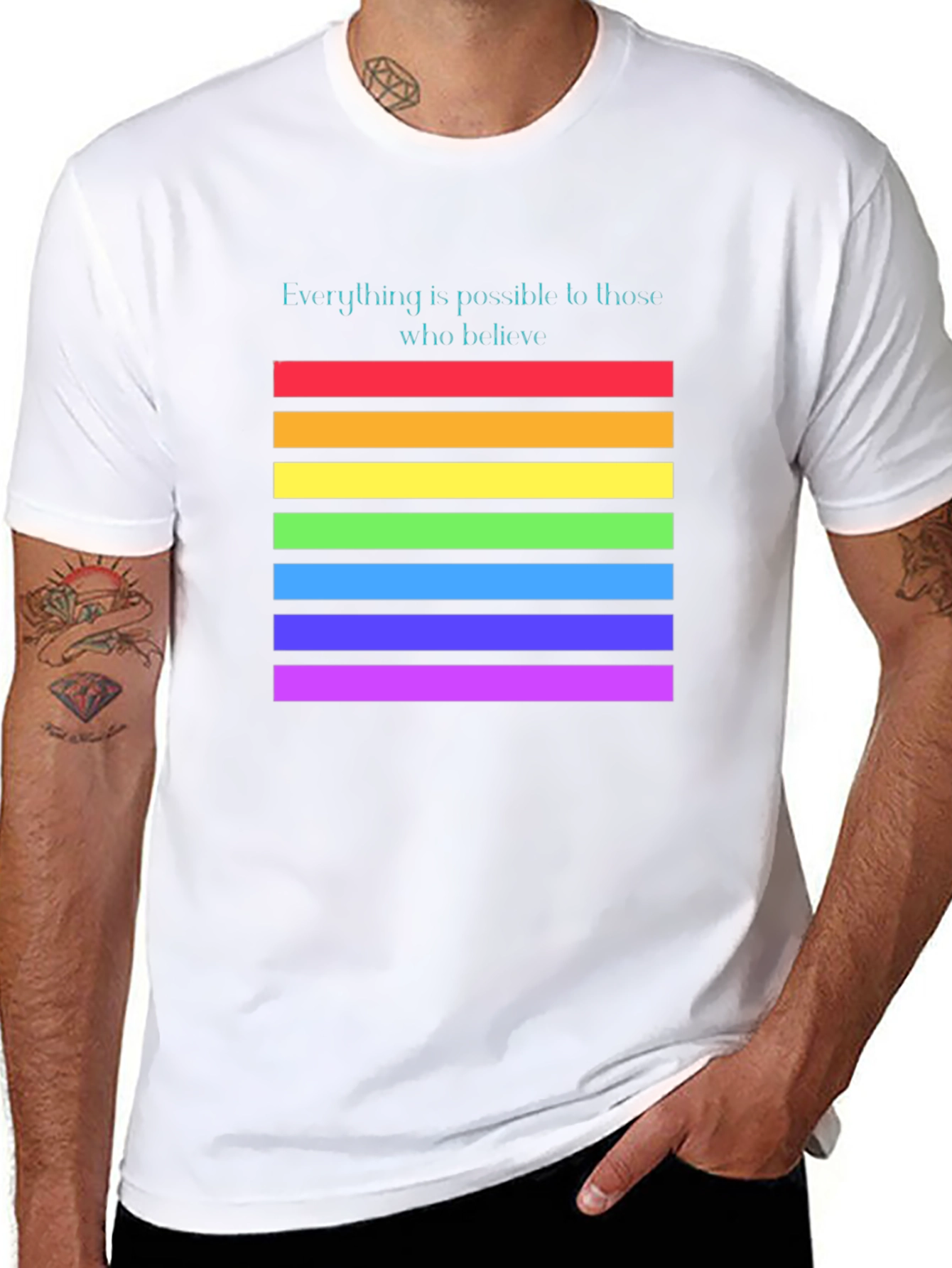 Believe Rainbow Pride T-Shirt