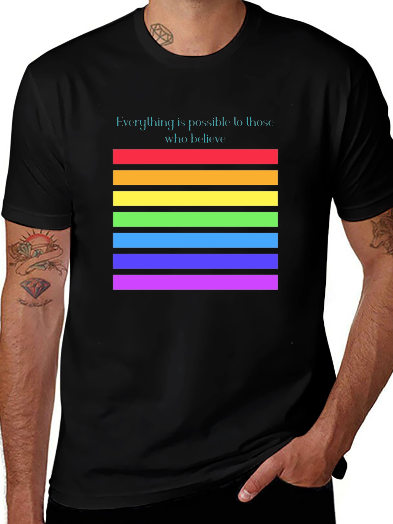 Believe Rainbow Pride T-Shirt