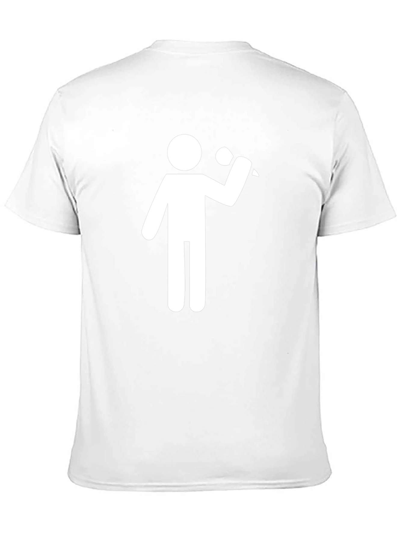 Karaoke Stick Figure T-Shirt - Black