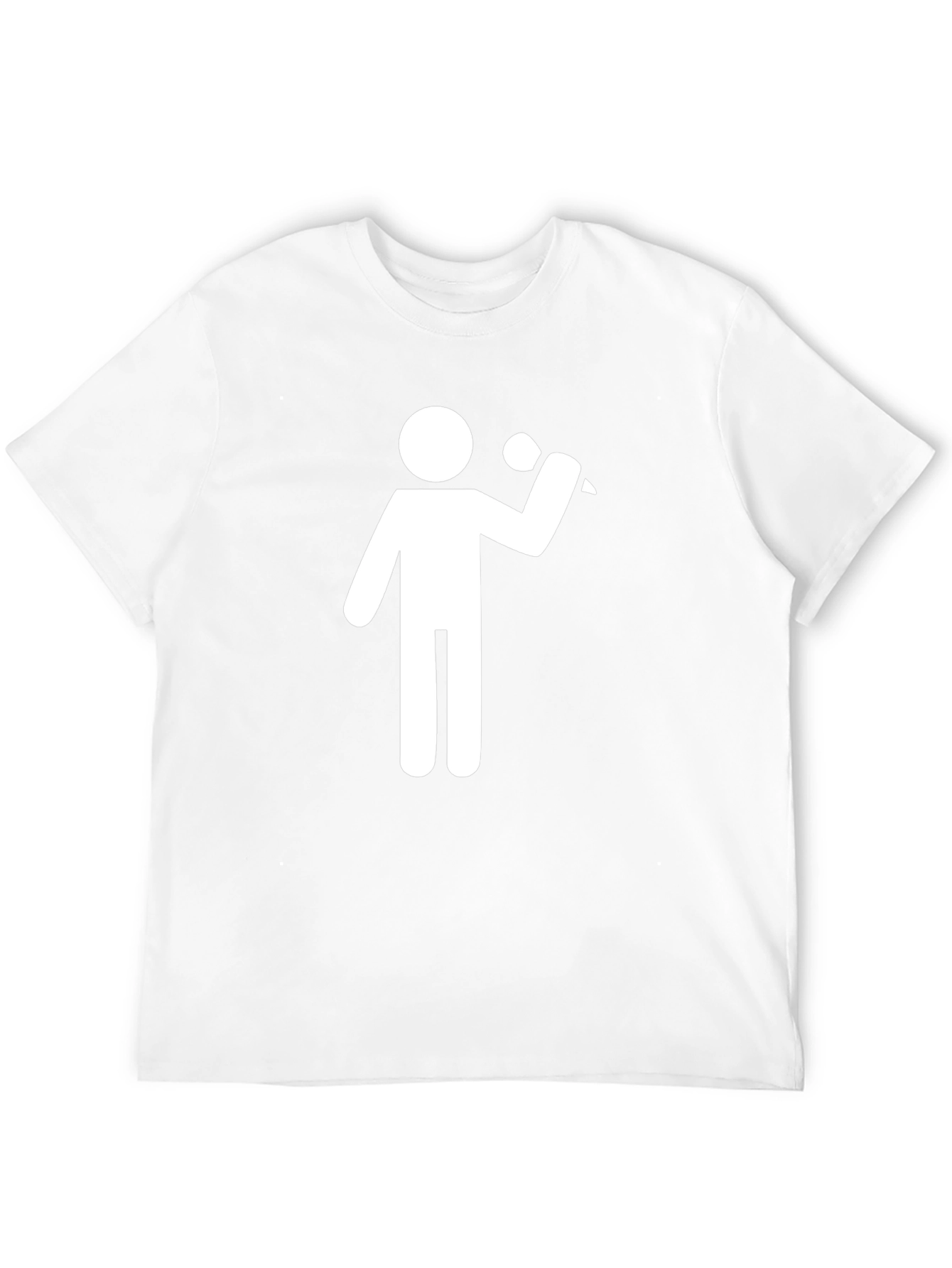Karaoke Stick Figure T-Shirt - Black