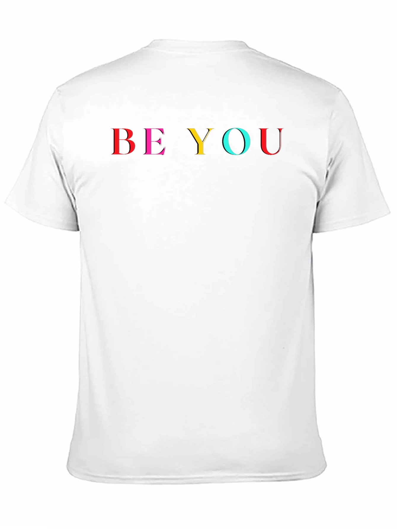 Be You Graphic Tee - Black Cotton T-Shirt