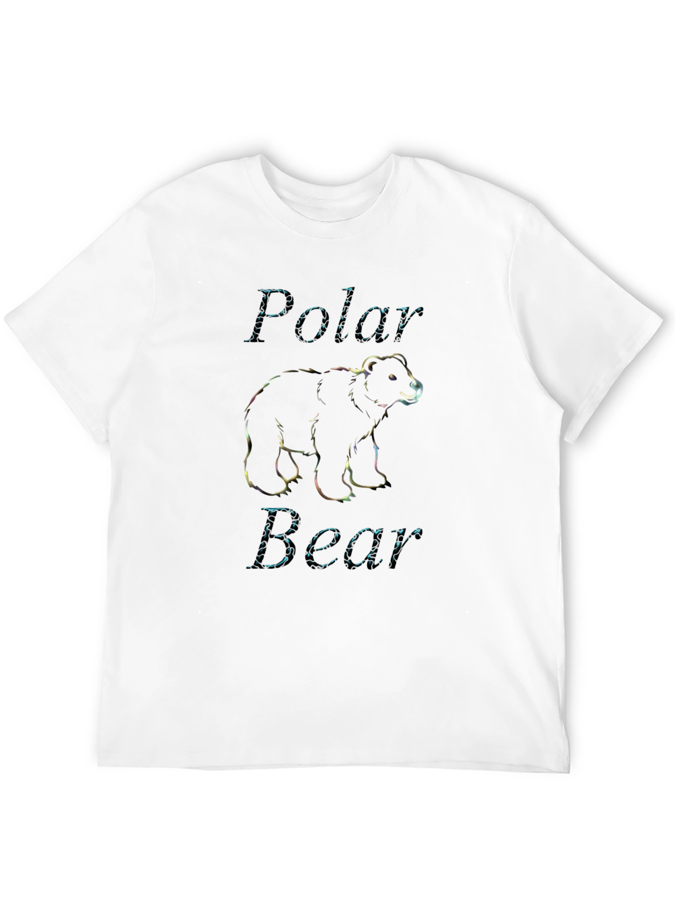 Polar Bear Graphic Black T-Shirt - Mens Casual Tee
