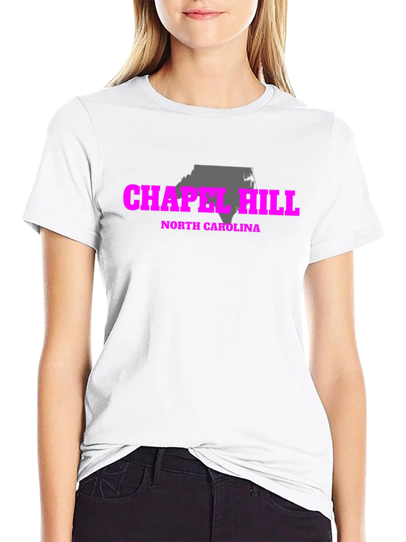 Chapel Hill North Carolina Black Graphic Tee