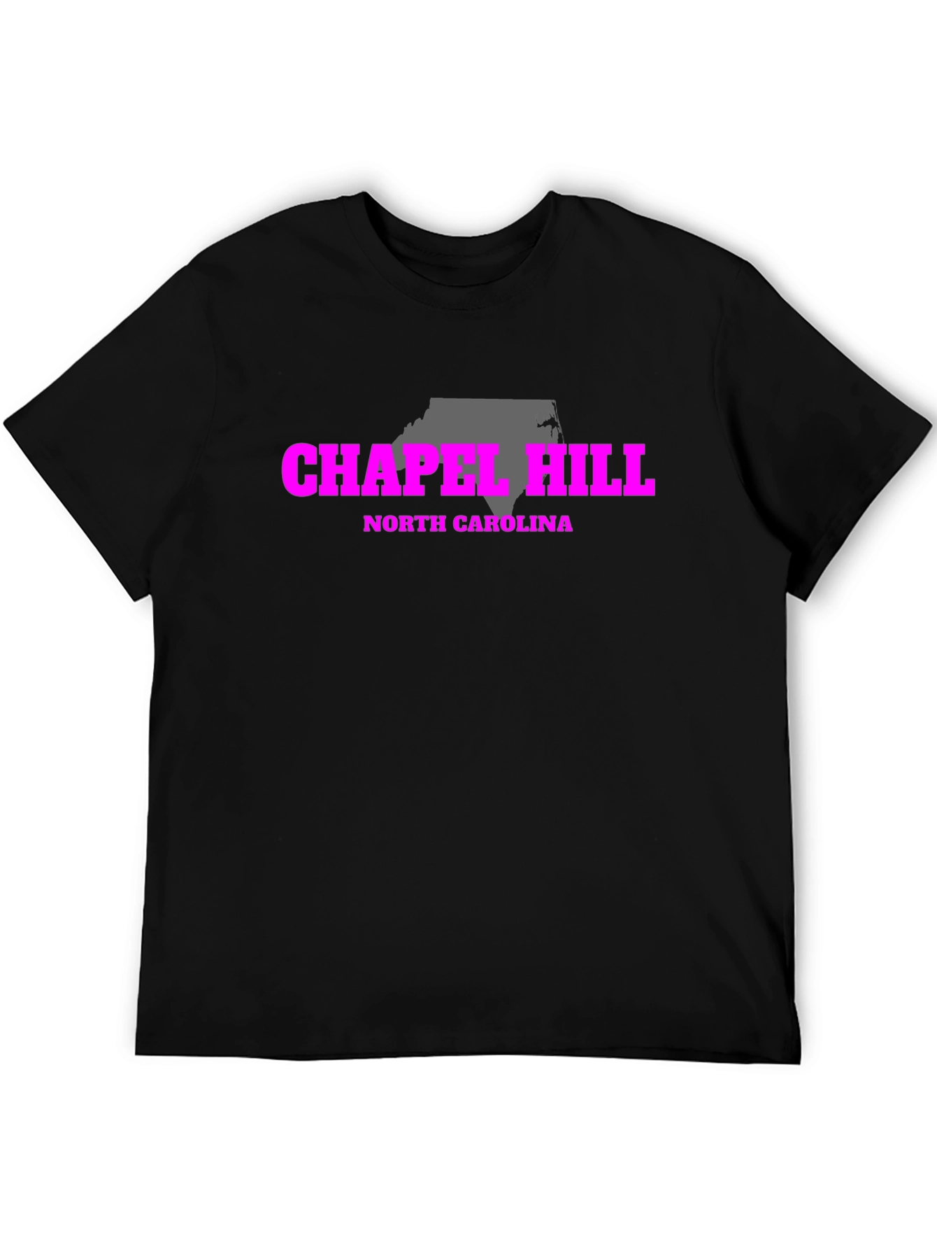 Chapel Hill North Carolina Black Graphic Tee