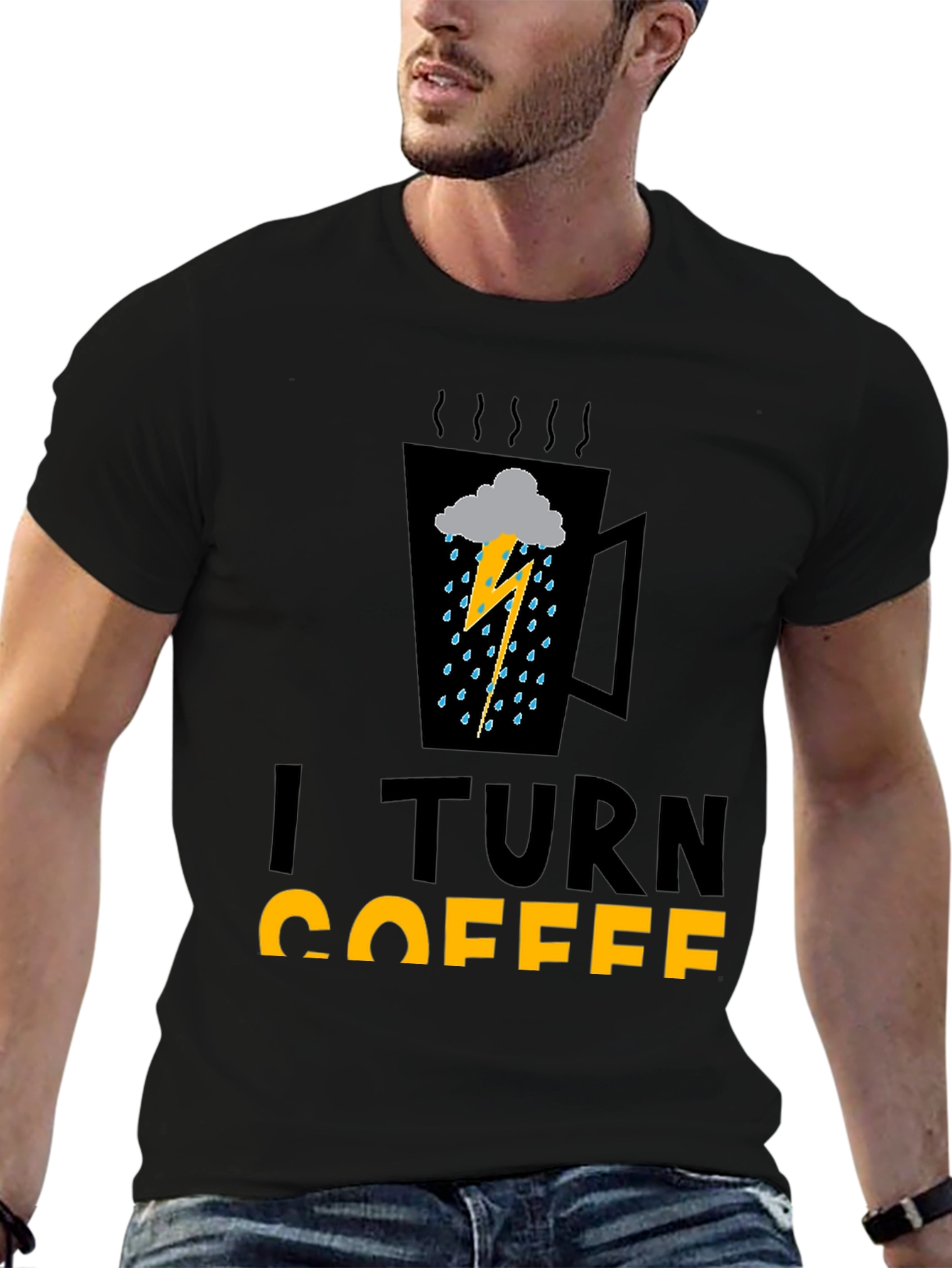 I Turn Coffee Into Bad Weather Graphic Tee