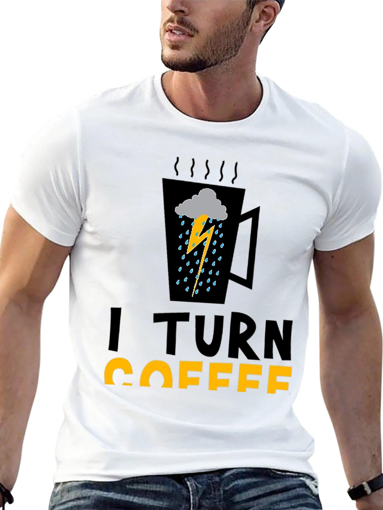 I Turn Coffee Into Bad Weather Graphic Tee