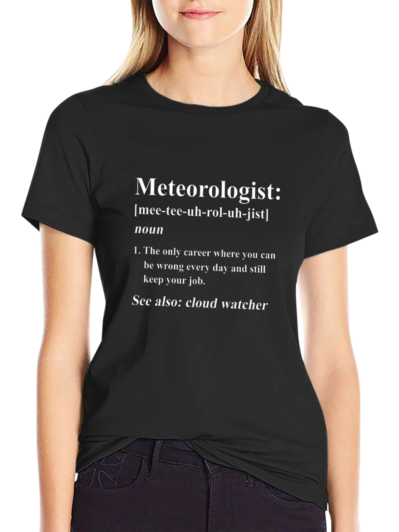 Meteorologist Definition T-Shirt - Funny Weather Gift