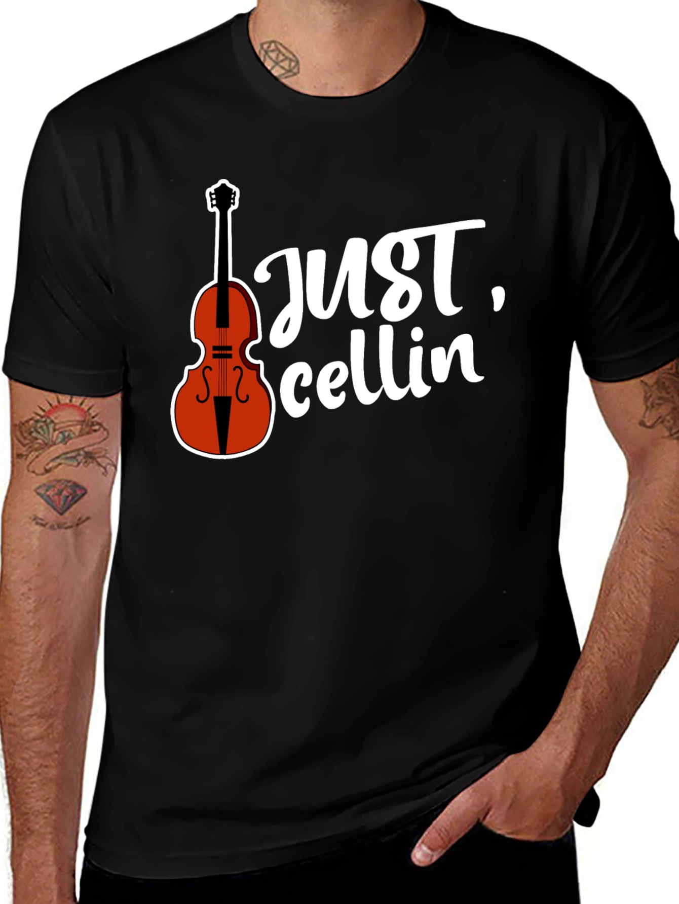 Just Cellin T-Shirt - Black