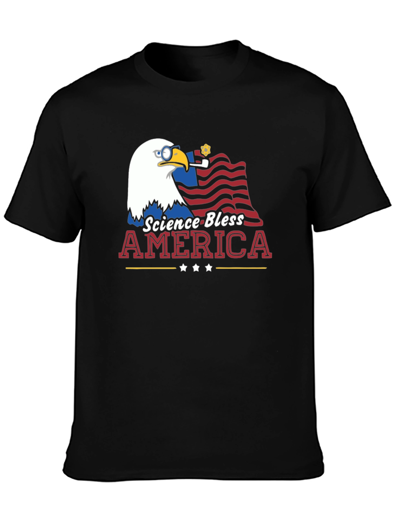 Science Bless America Graphic T-Shirt