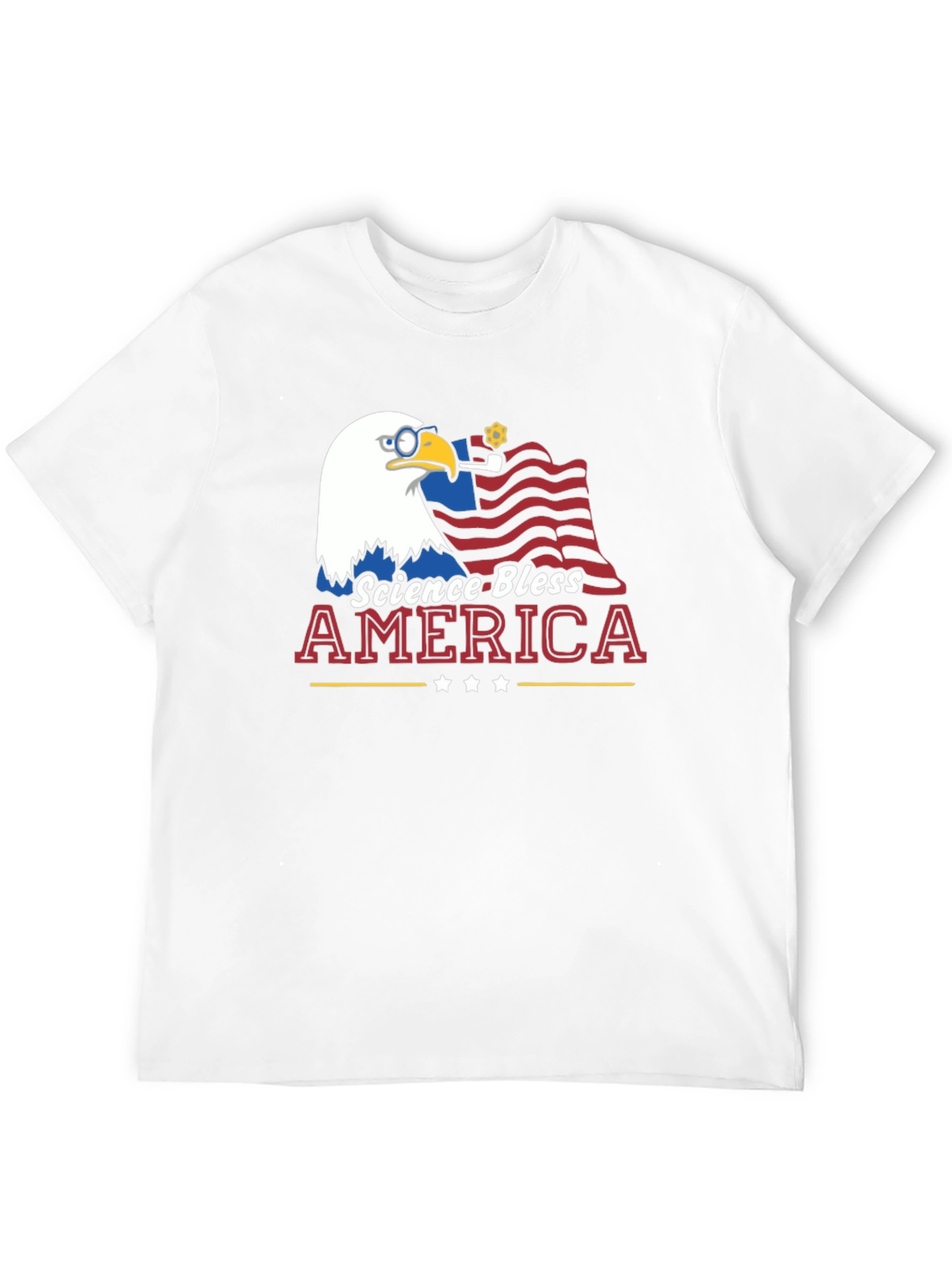 Science Bless America Graphic T-Shirt